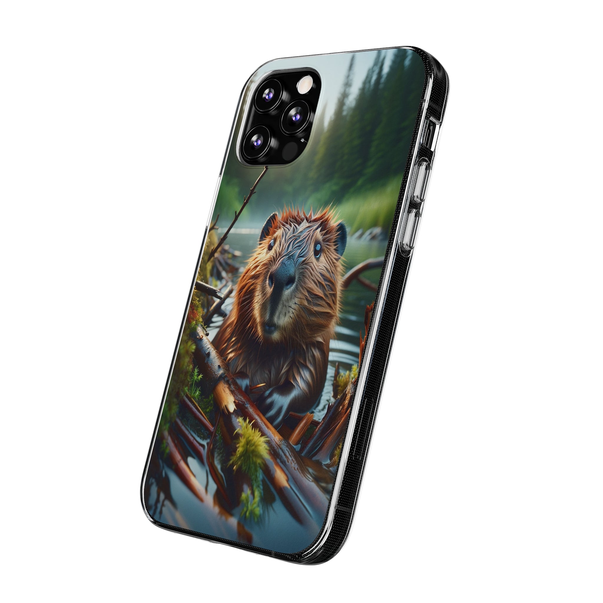 Curious Beaver - Soft Phone Case