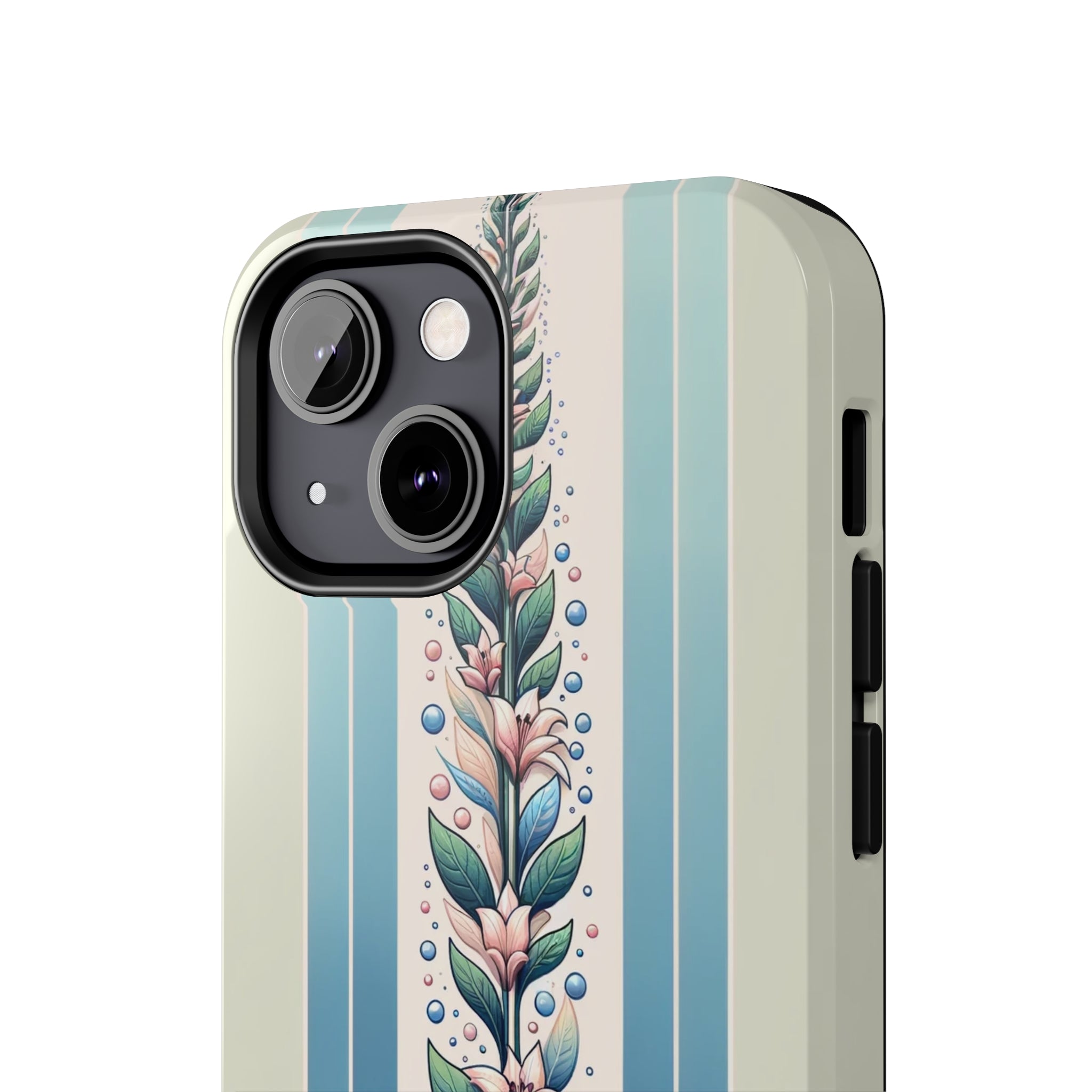 Lilies and leaves - Tough Phone Case