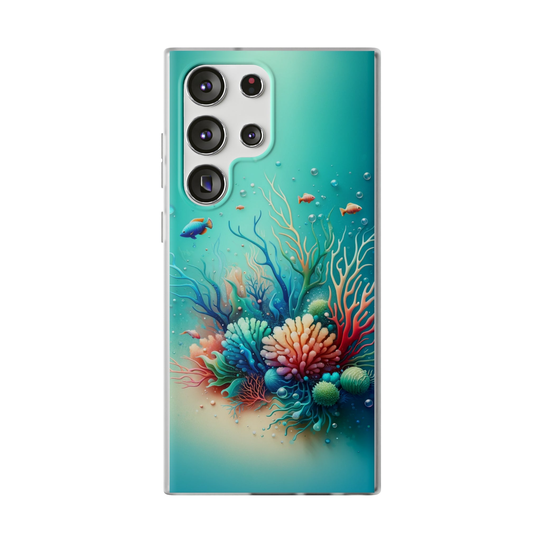 Fish around coral reef - Flexi Case (Samsung only)