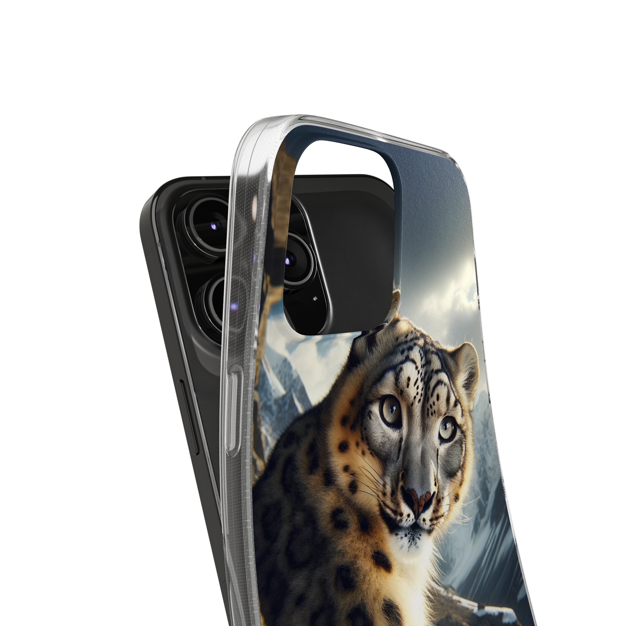 Snow Leopard - Soft Phone Case