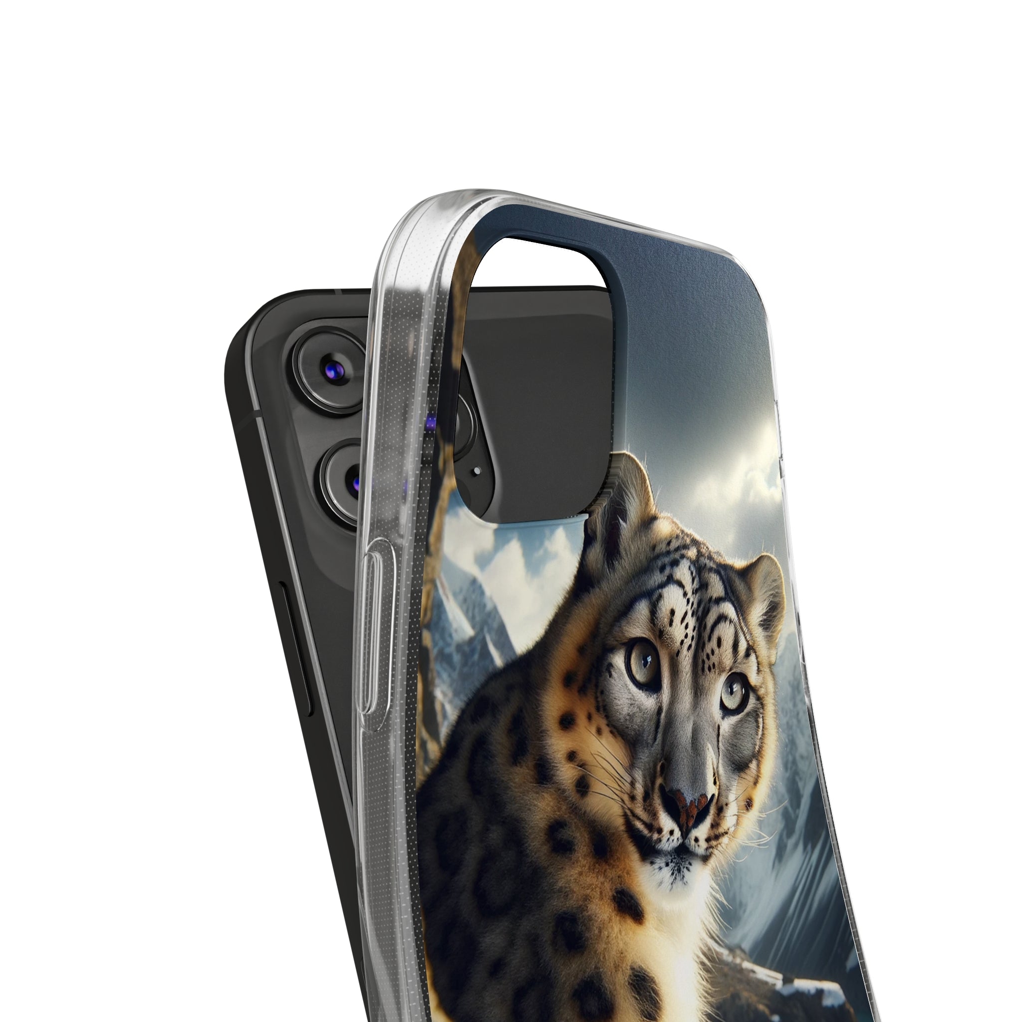 Snow Leopard - Soft Phone Case