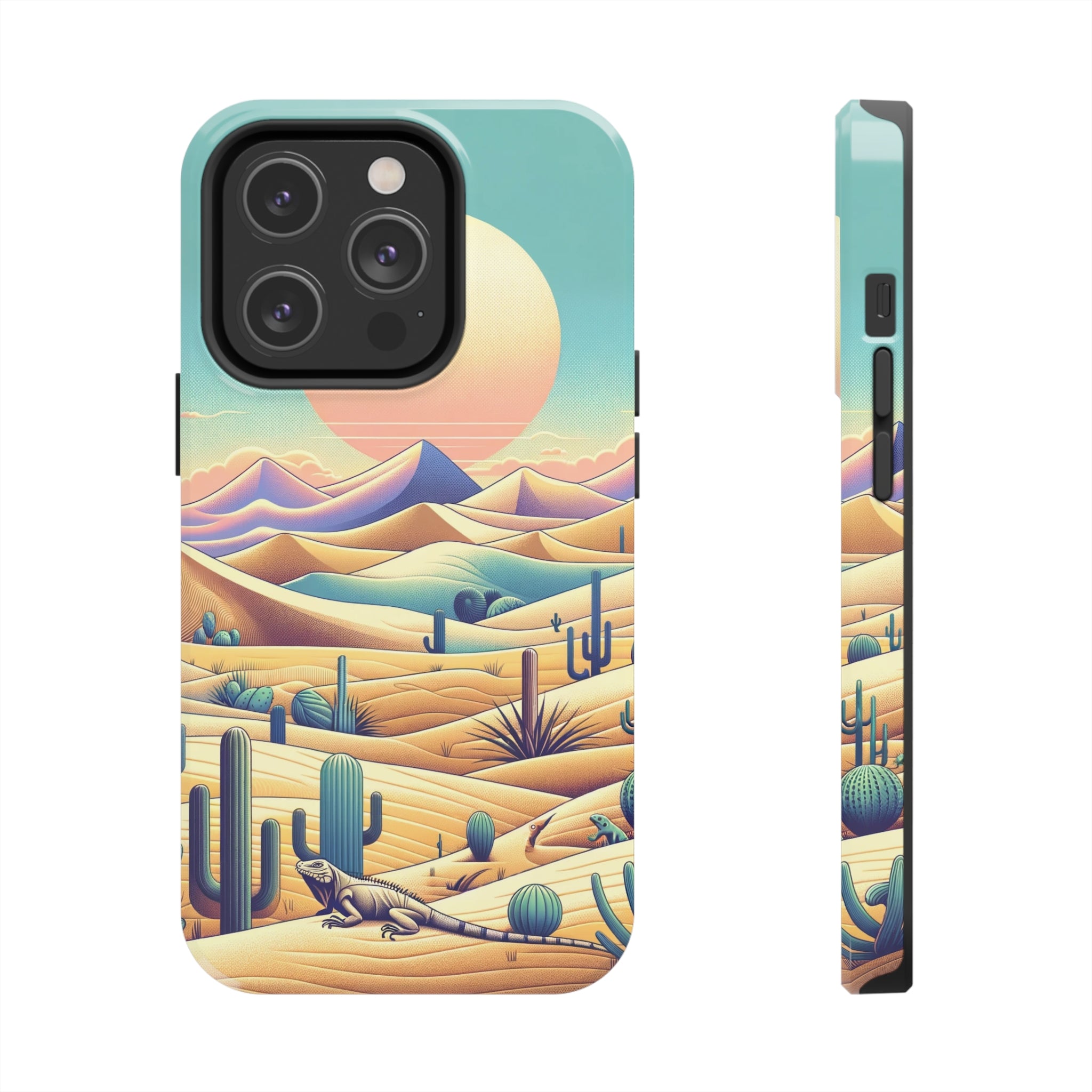 Iguana in the desert 2 - Tough Phone Case