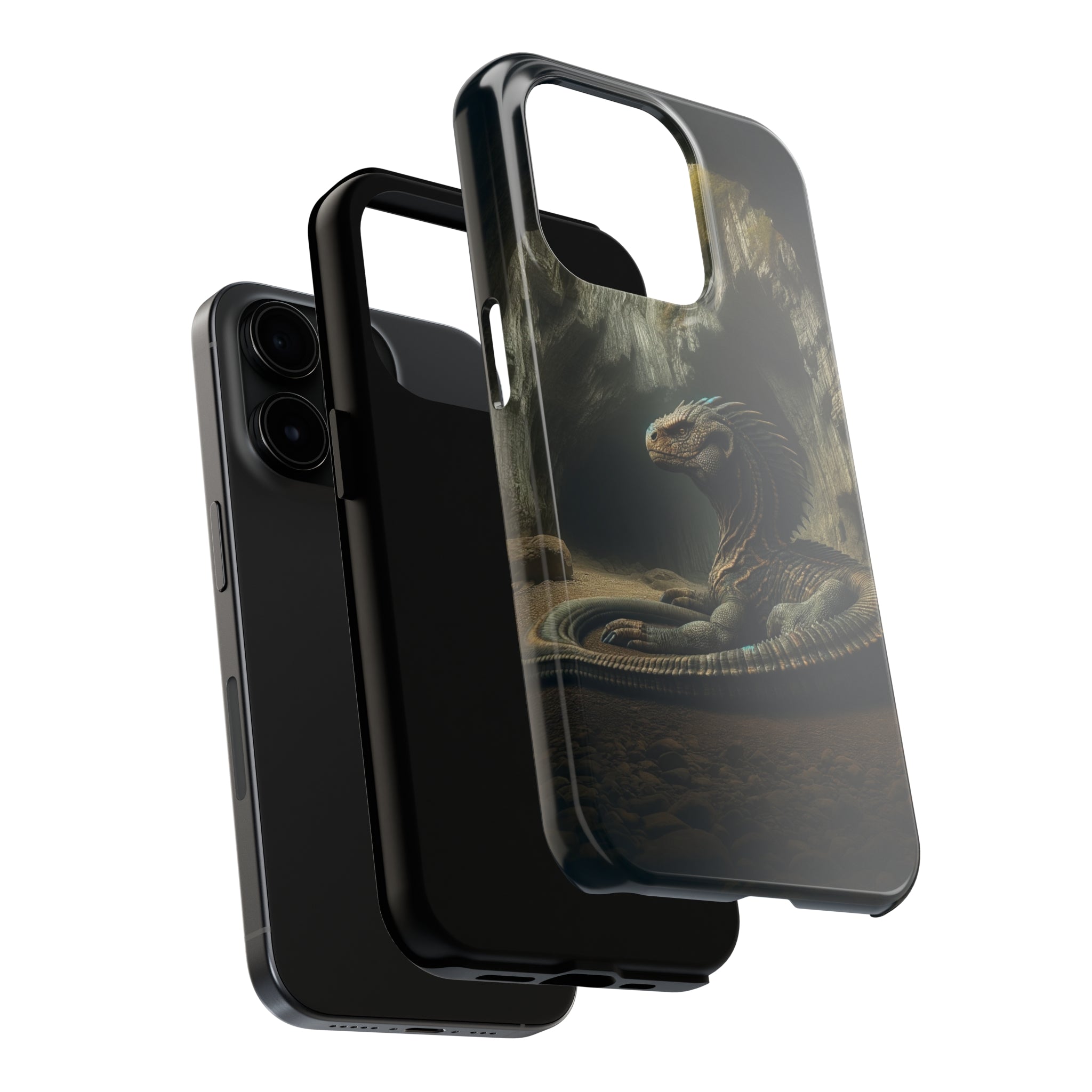 Basilisk in a cave - Tough Phone Case