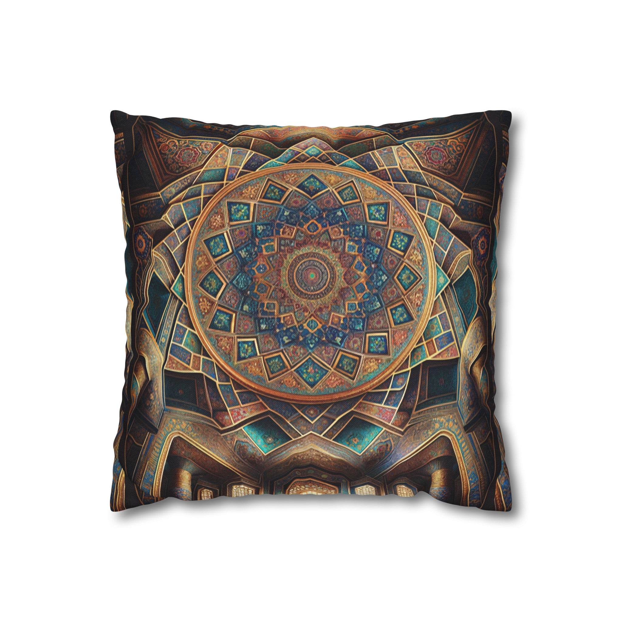 Persian Art 5 - Polyester Square Pillowcase