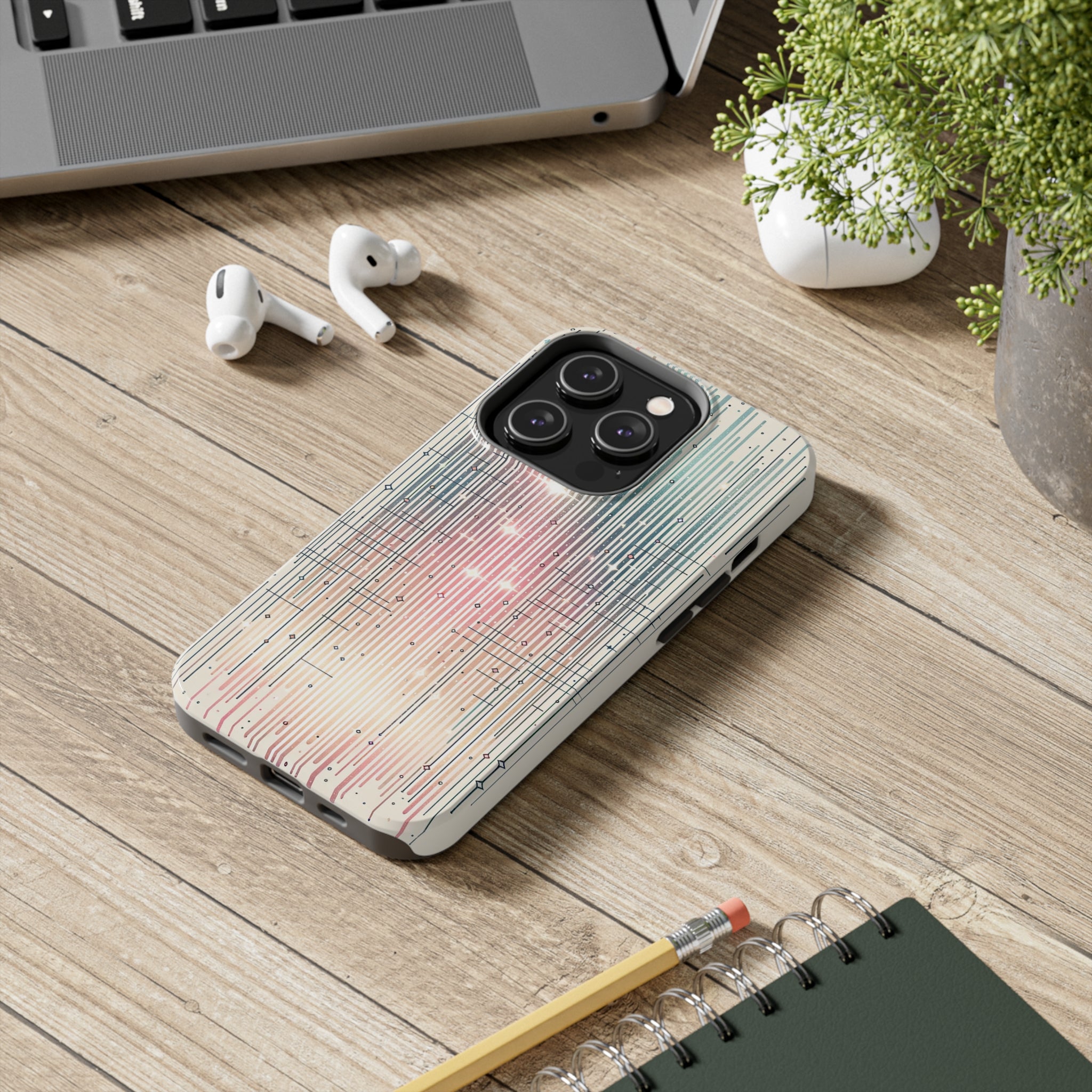 Pastel lines pattern - Tough Phone Case