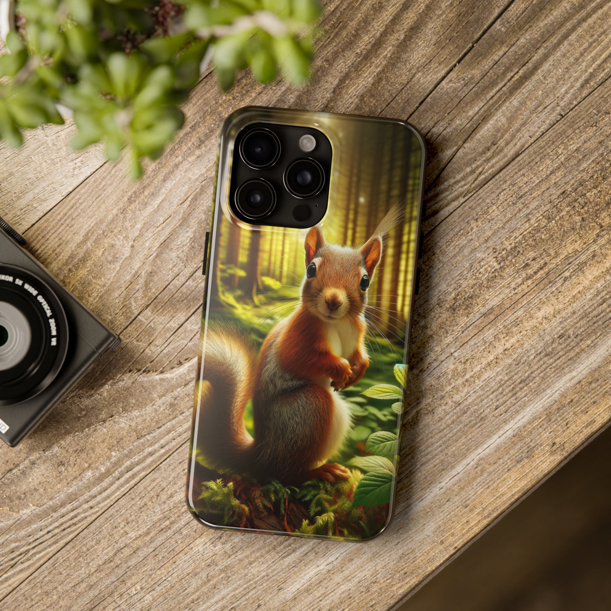 Curious squirrel - Tough Phone Case