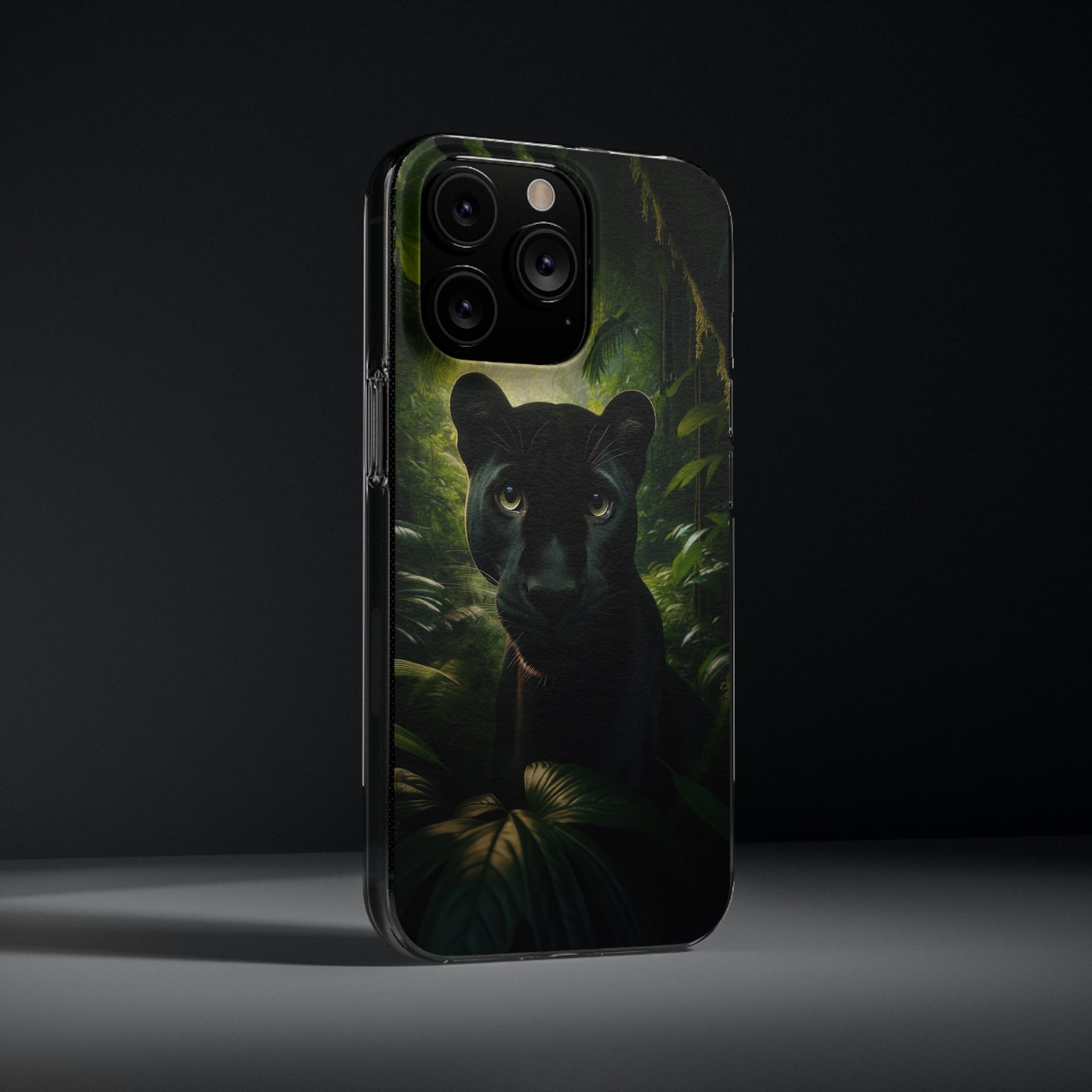 Curious Panther - Soft Phone Case