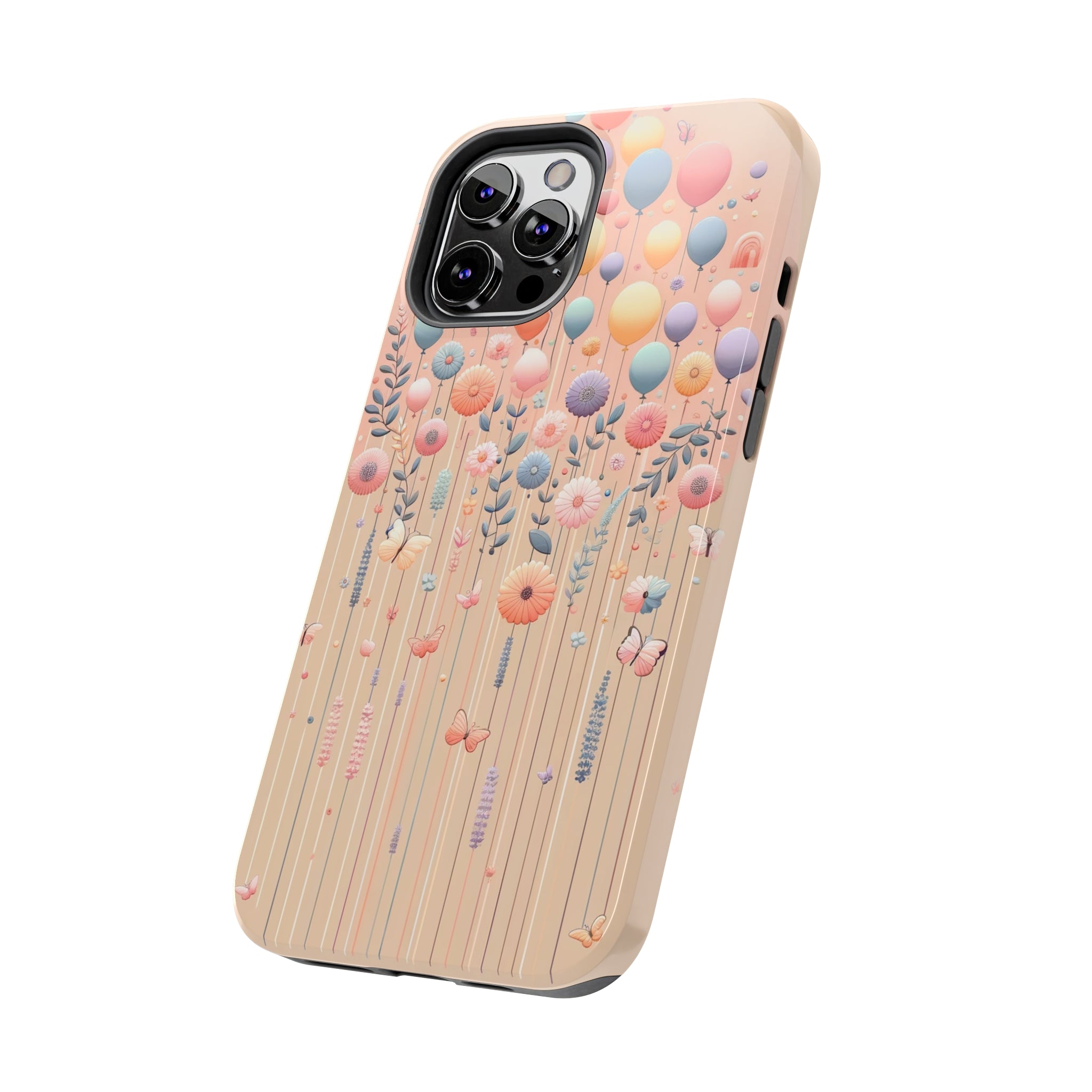 Balloons and flowers - Tough Phone Case