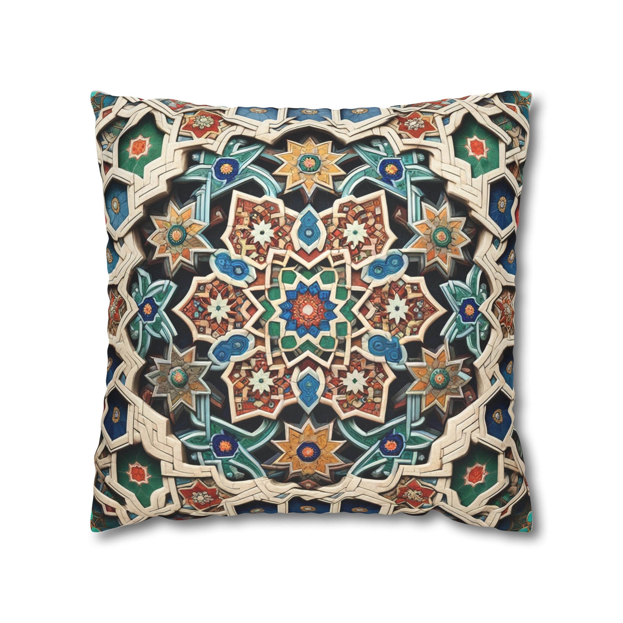 Persian Art (1) - Suede Square Pillowcase