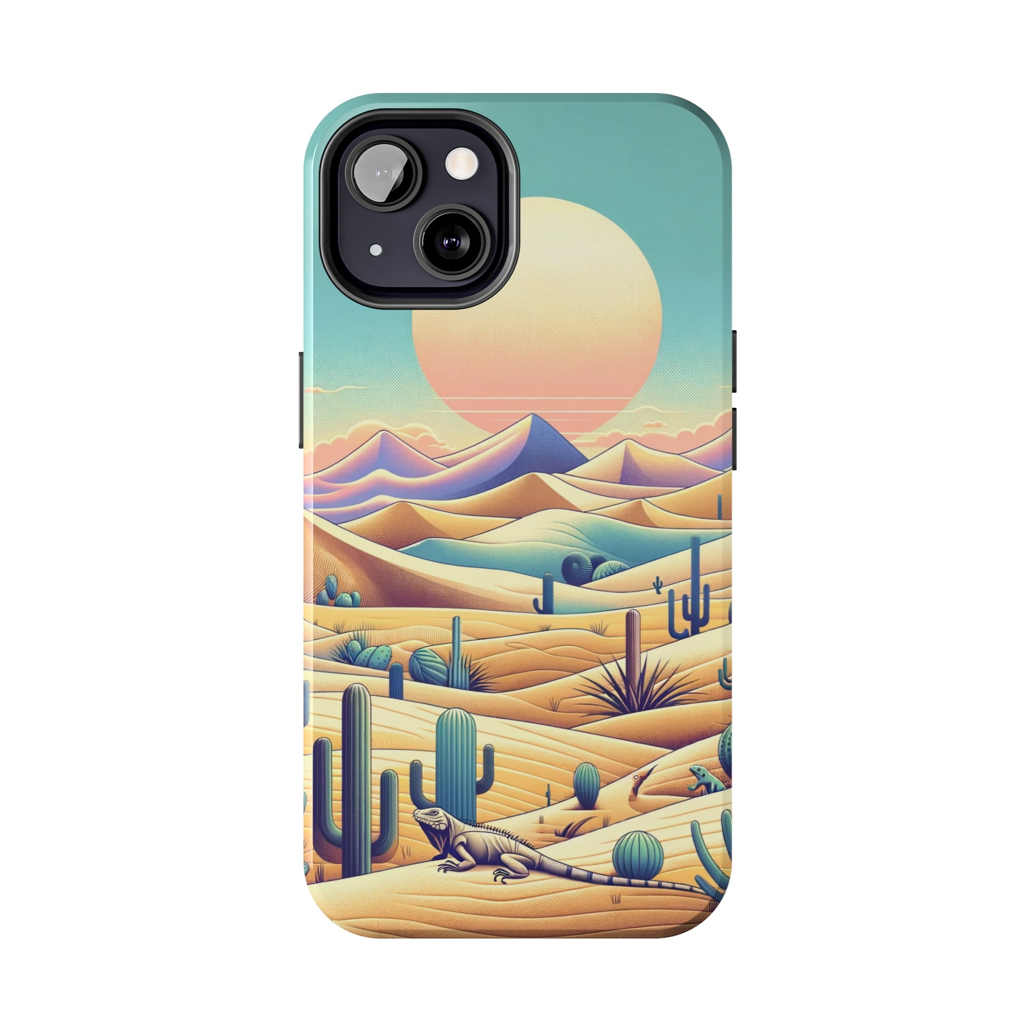 Iguana in the desert 2 - Tough Phone Case