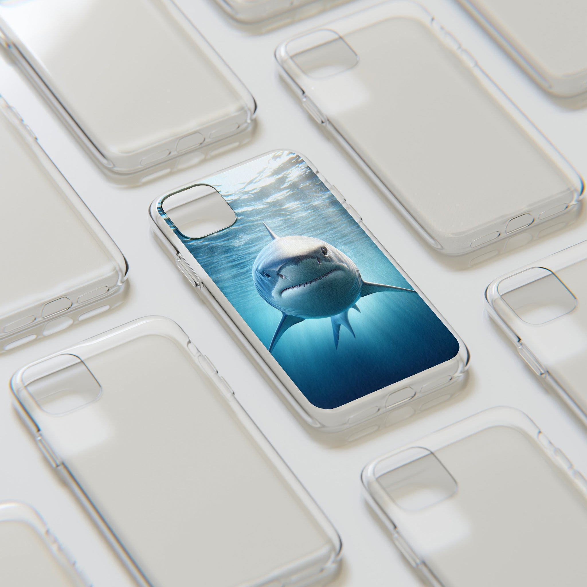 Curious Shark - Soft Phone Case