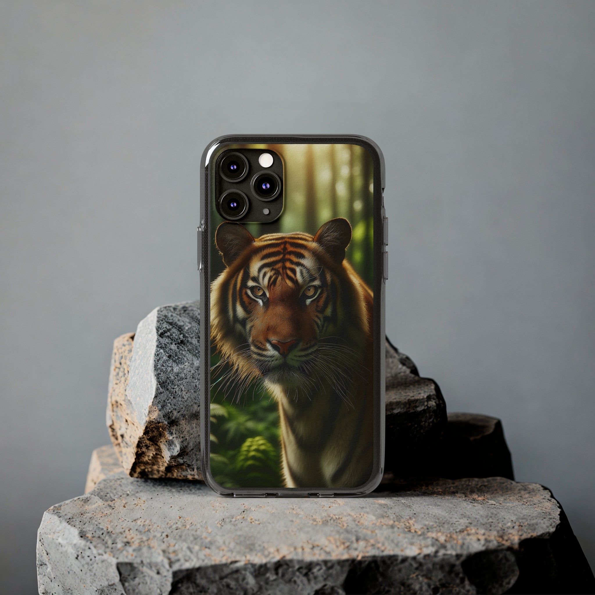 Curious Tiger - Soft Phone Case