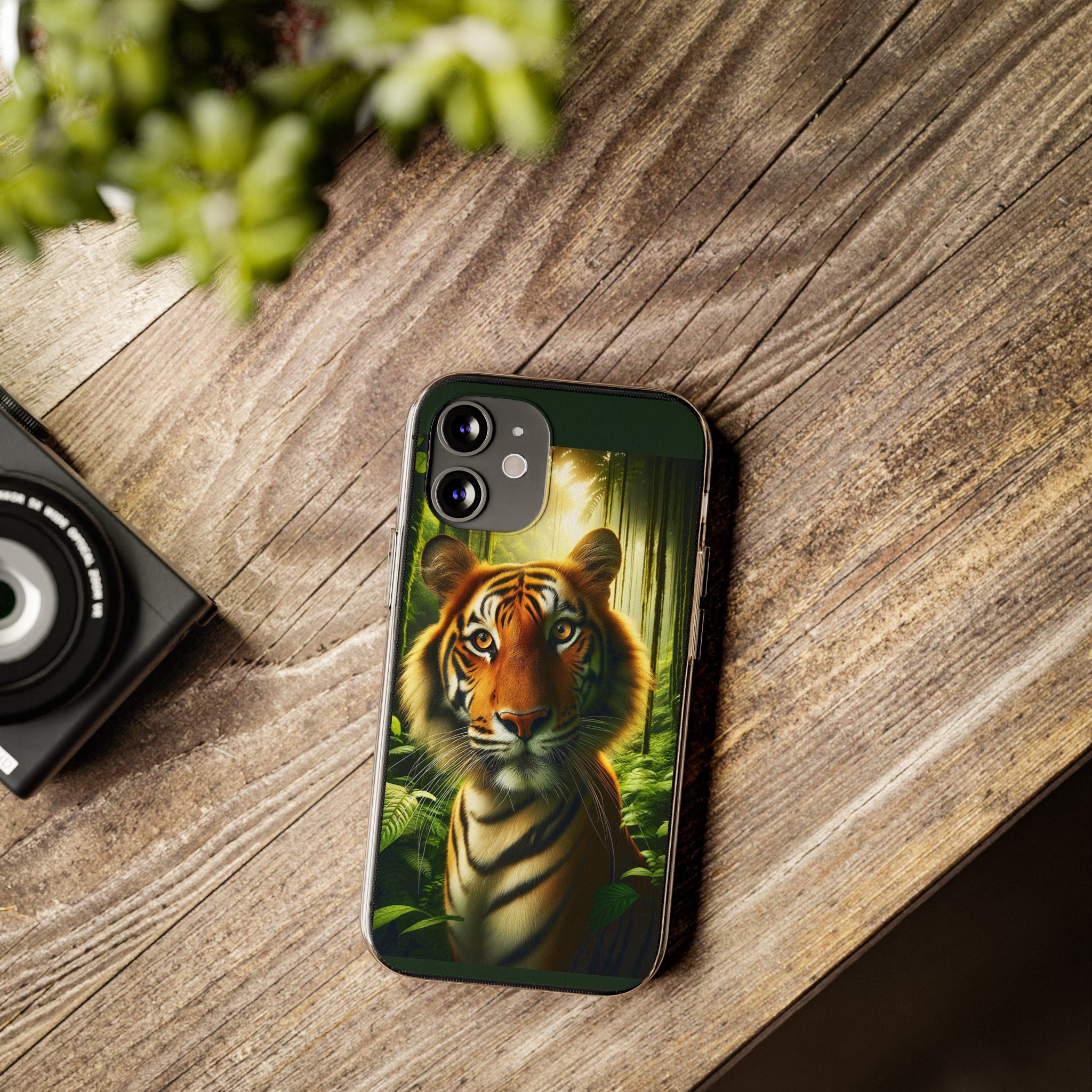 Curious Tiger - Soft Phone Cases