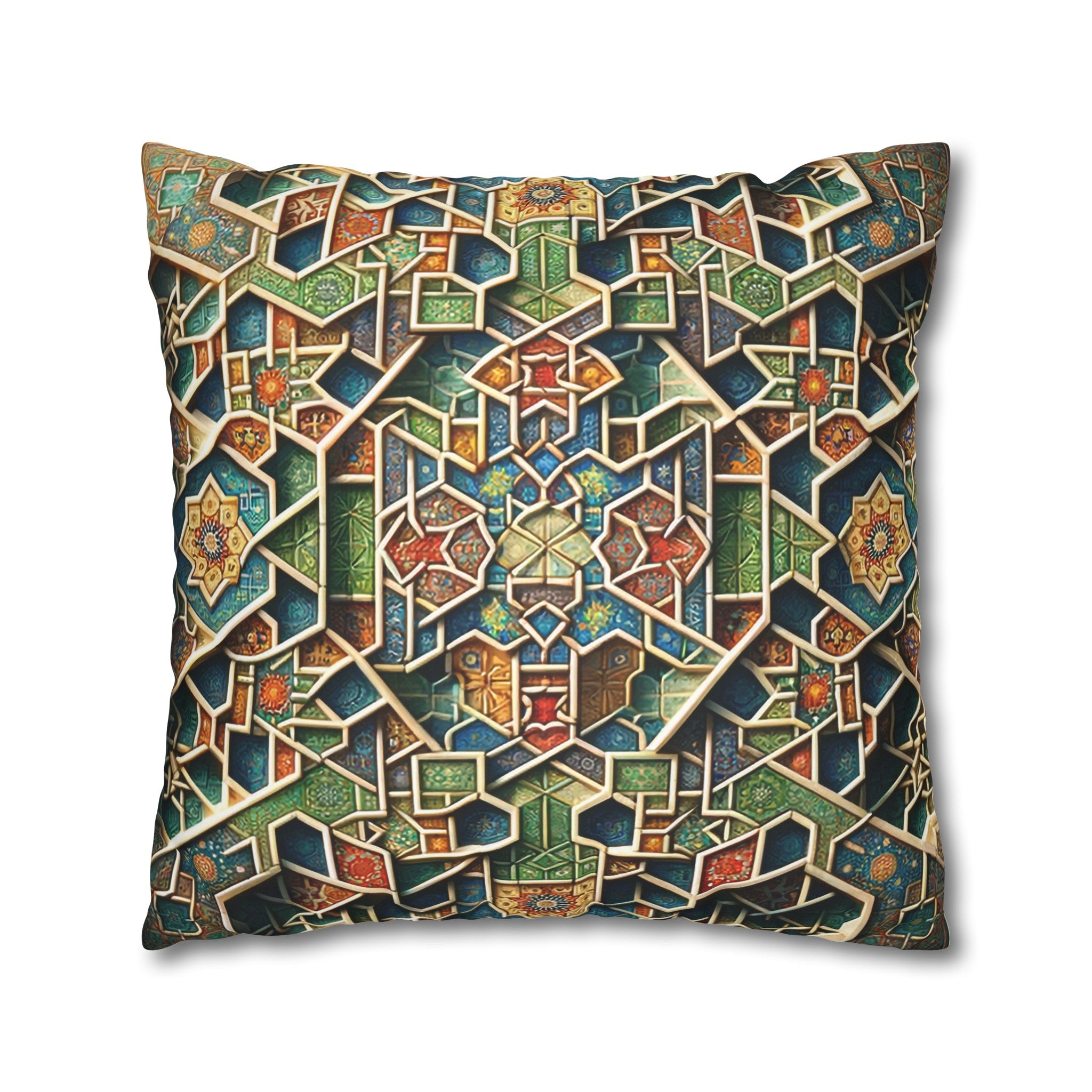 Persian Art (2) - Suede Square Pillowcase