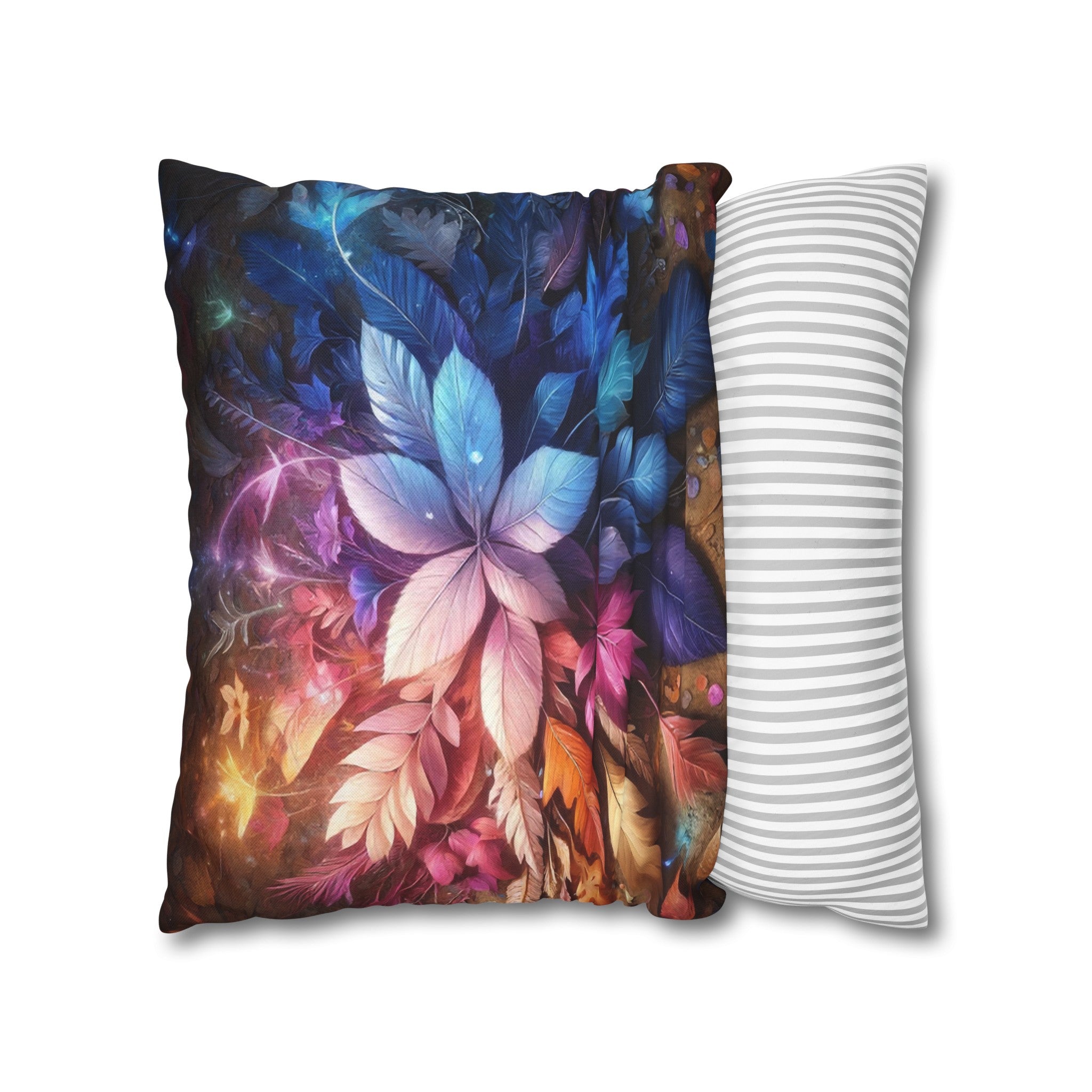 Magical Leaves 2 - Polyester Square Pillowcase