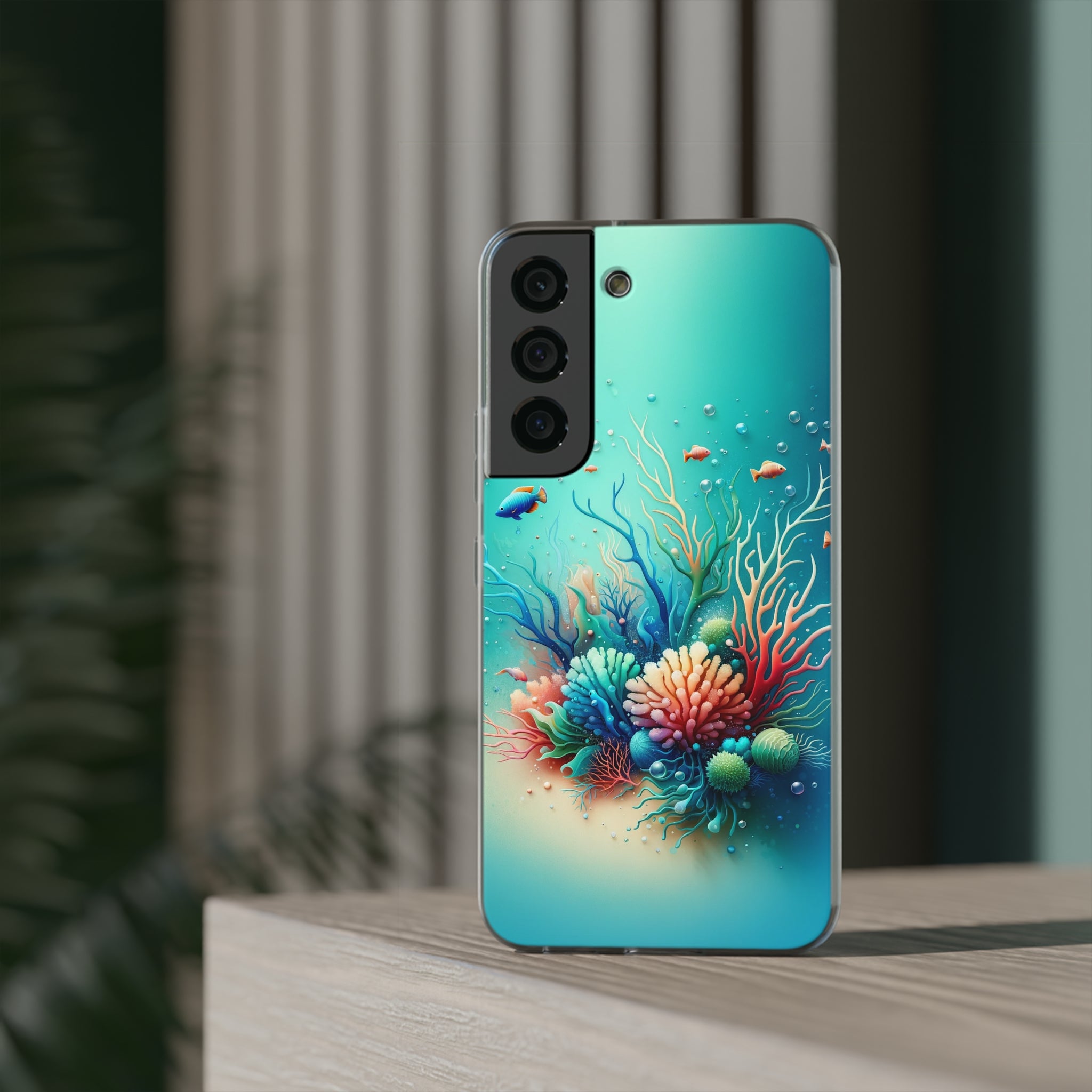 Fish around coral reef - Flexi Case (Samsung only)