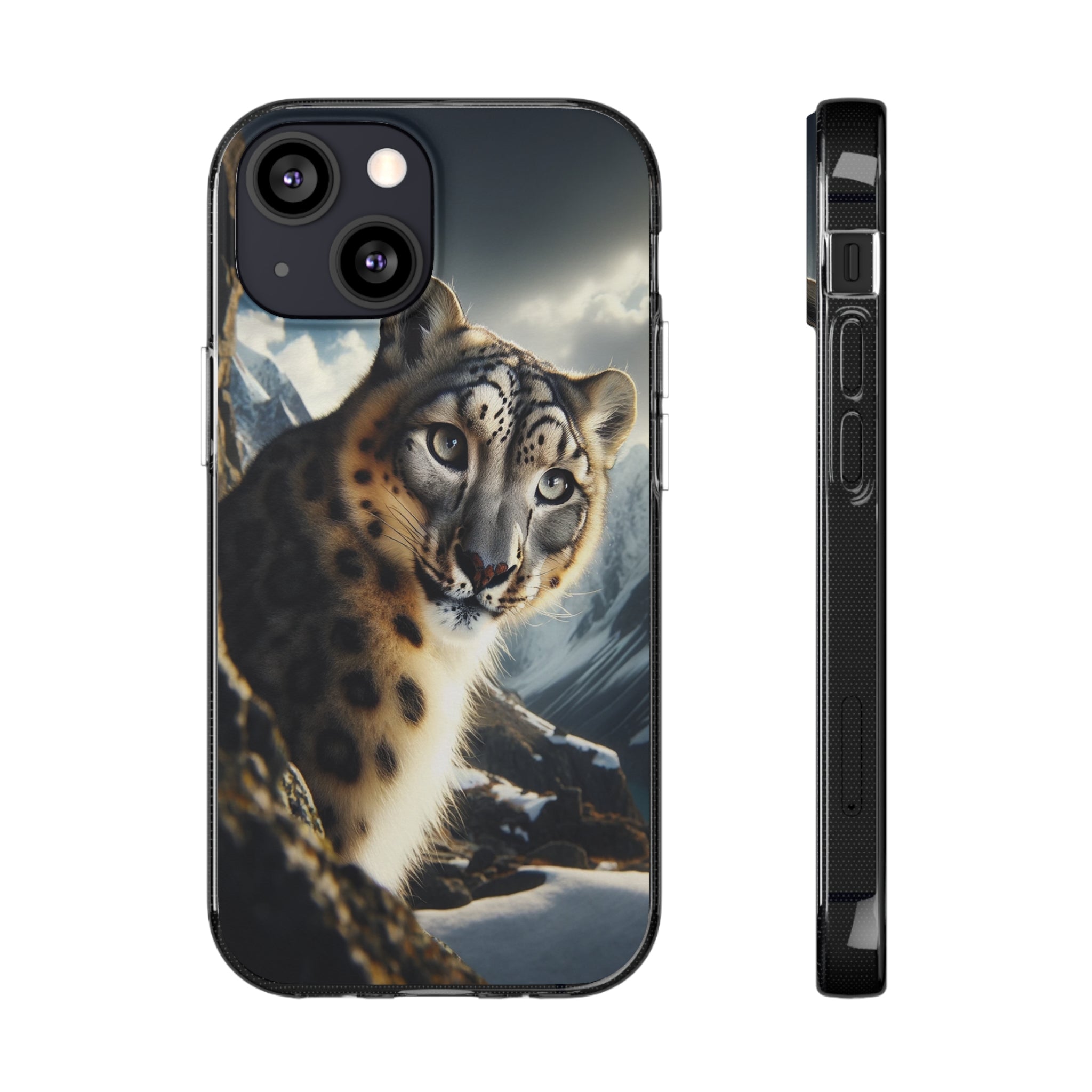 Snow Leopard - Soft Phone Case