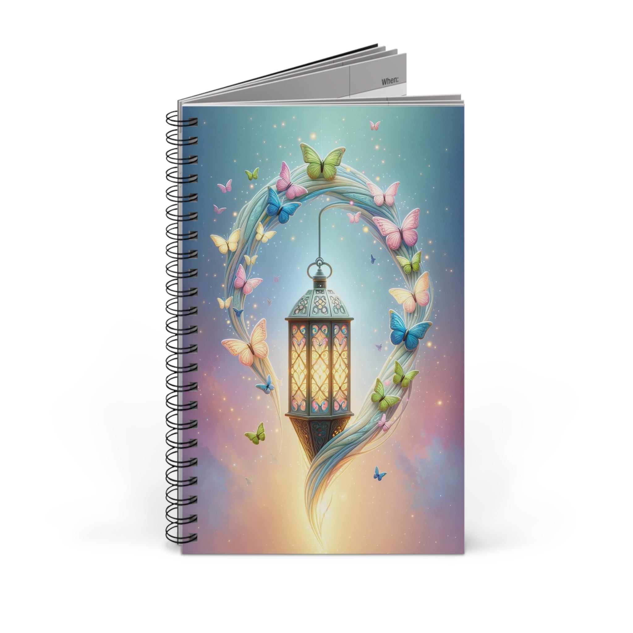 Light & Butterflies Lamp - Spiral Journal (EU)