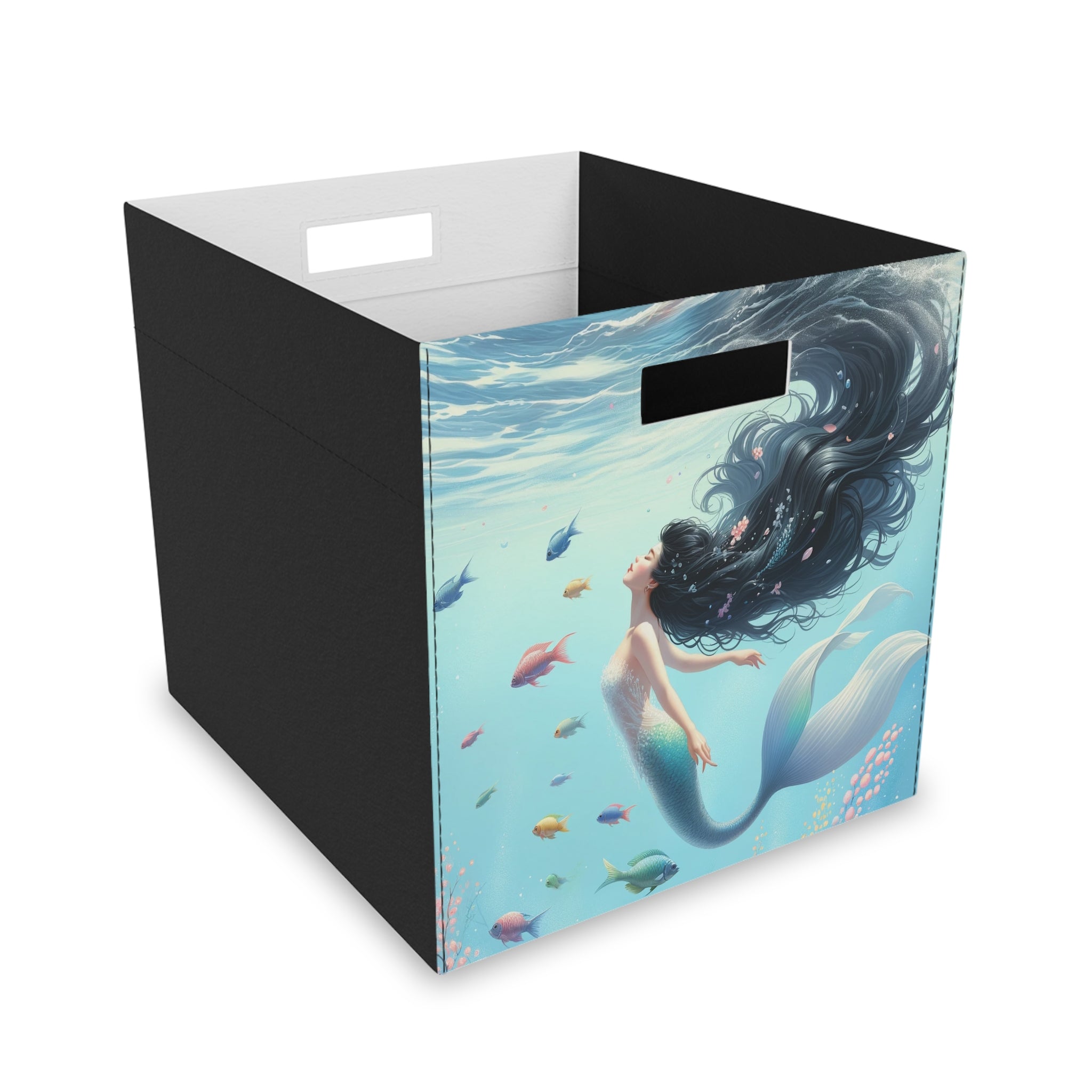 Mermaid with black hair - Storage Box