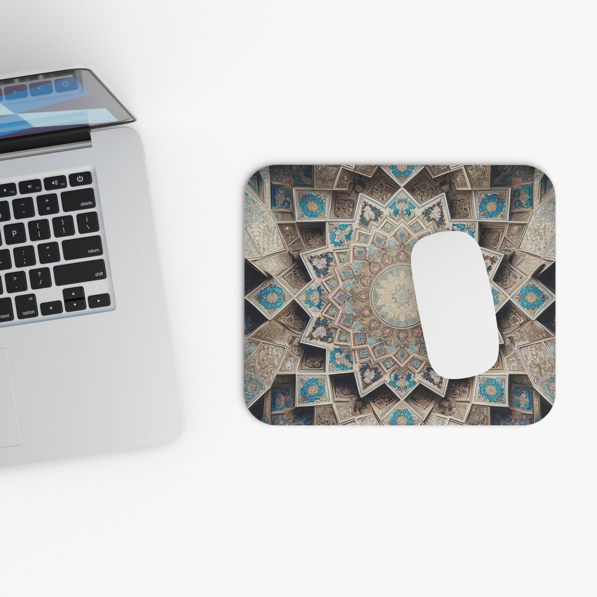 Design inspired by Persian mausoleum ceiling - Mouse Pad (Rectangle)