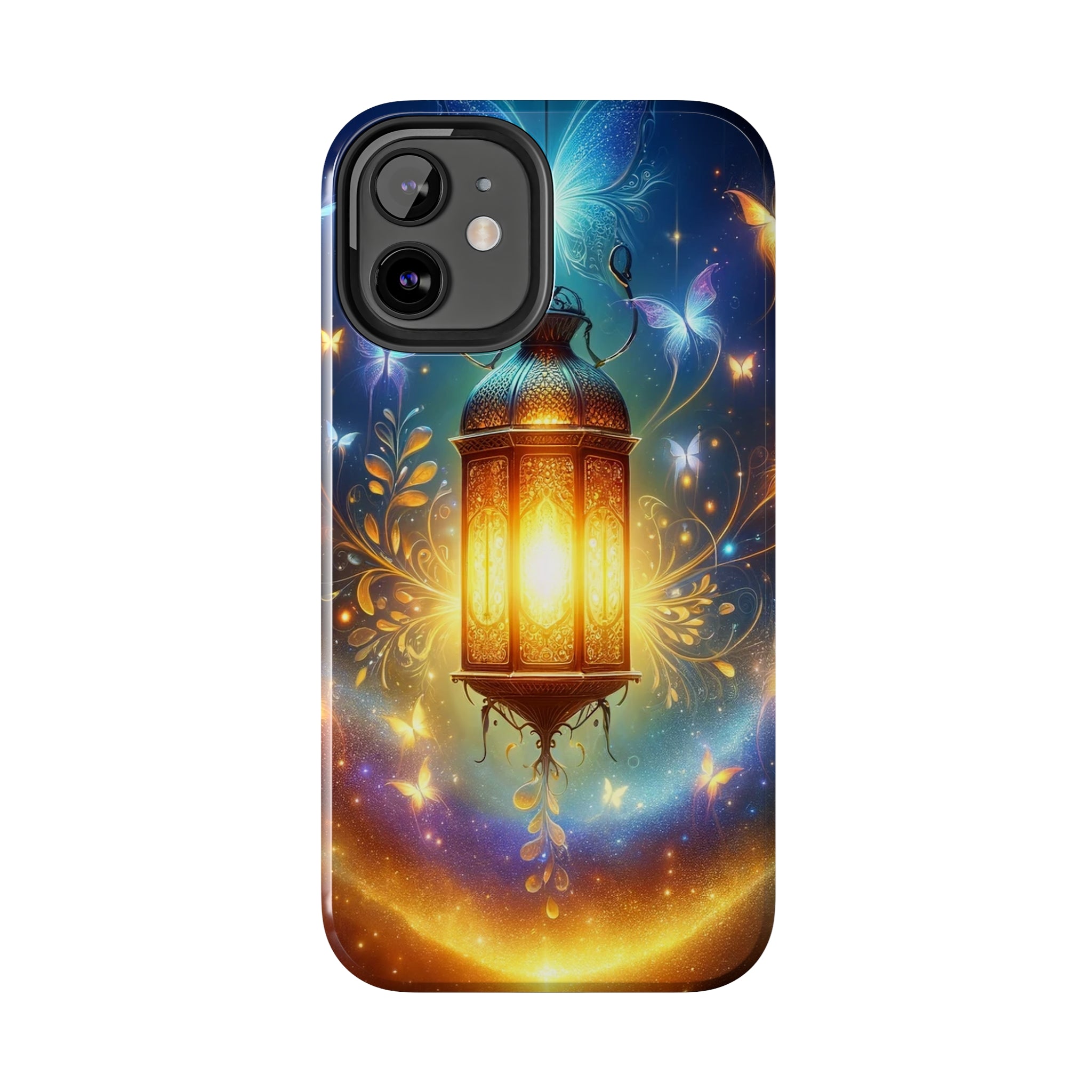 Butterflies around a lamp - Tough Phone Case