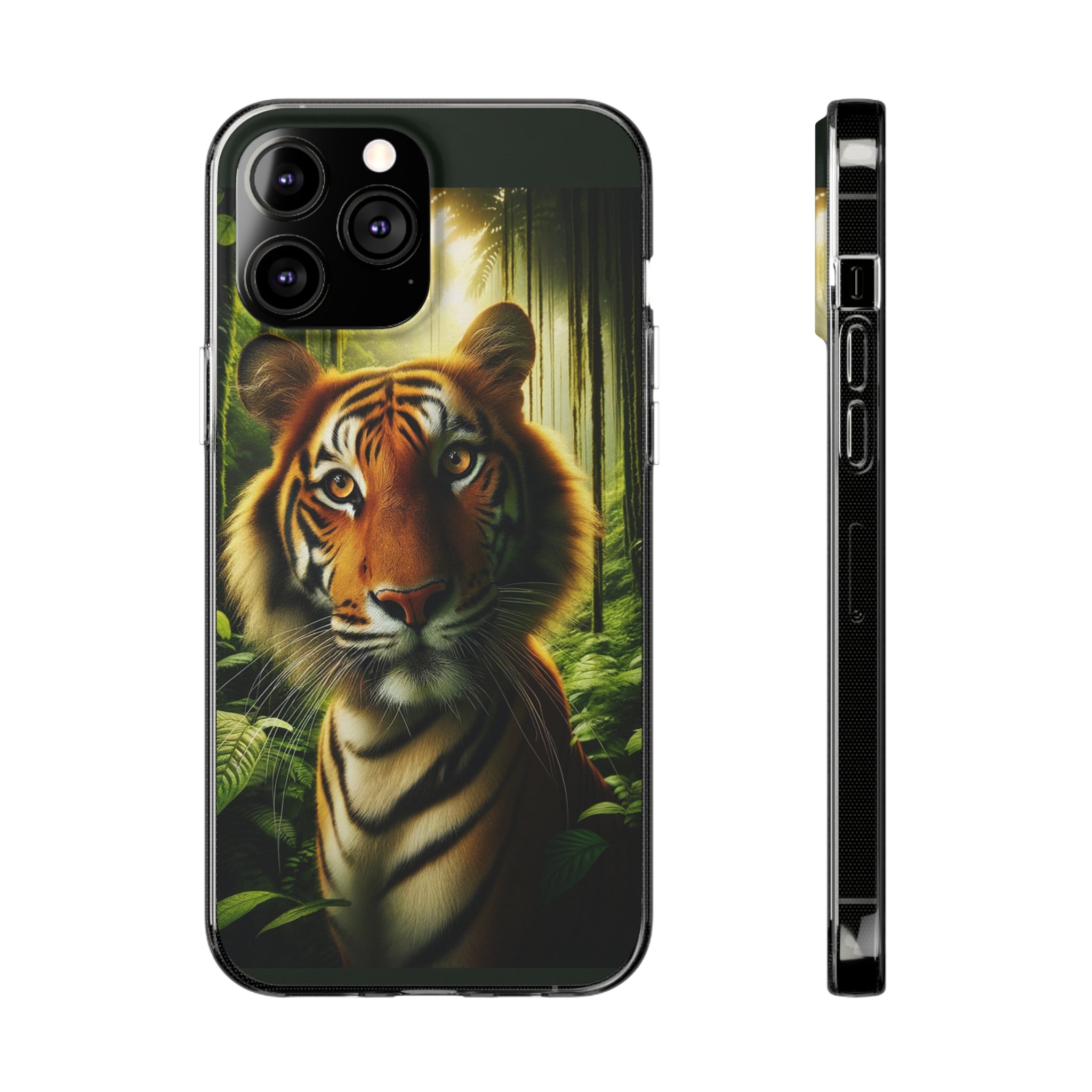 Curious Tiger - Soft Phone Cases