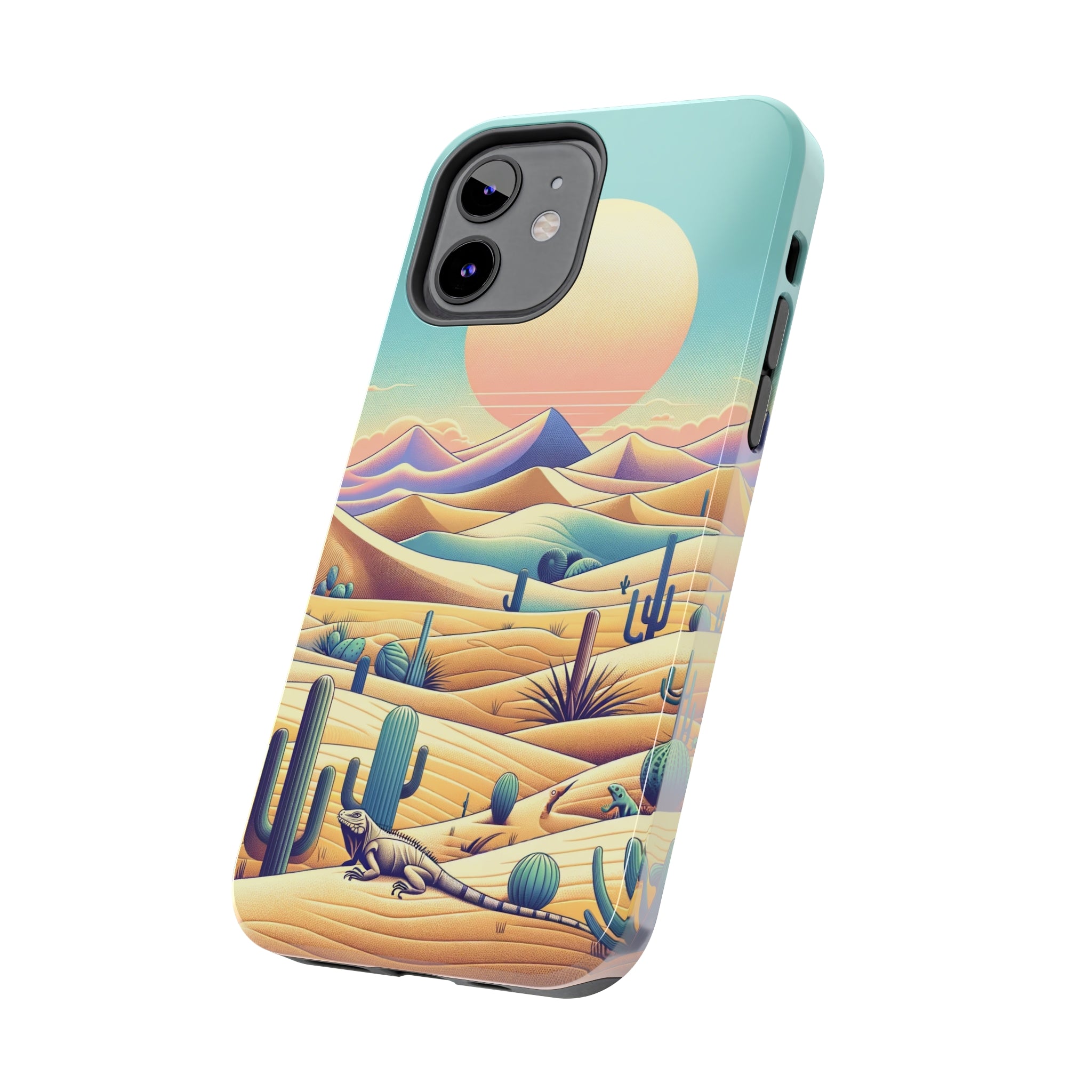 Iguana in the desert 2 - Tough Phone Case