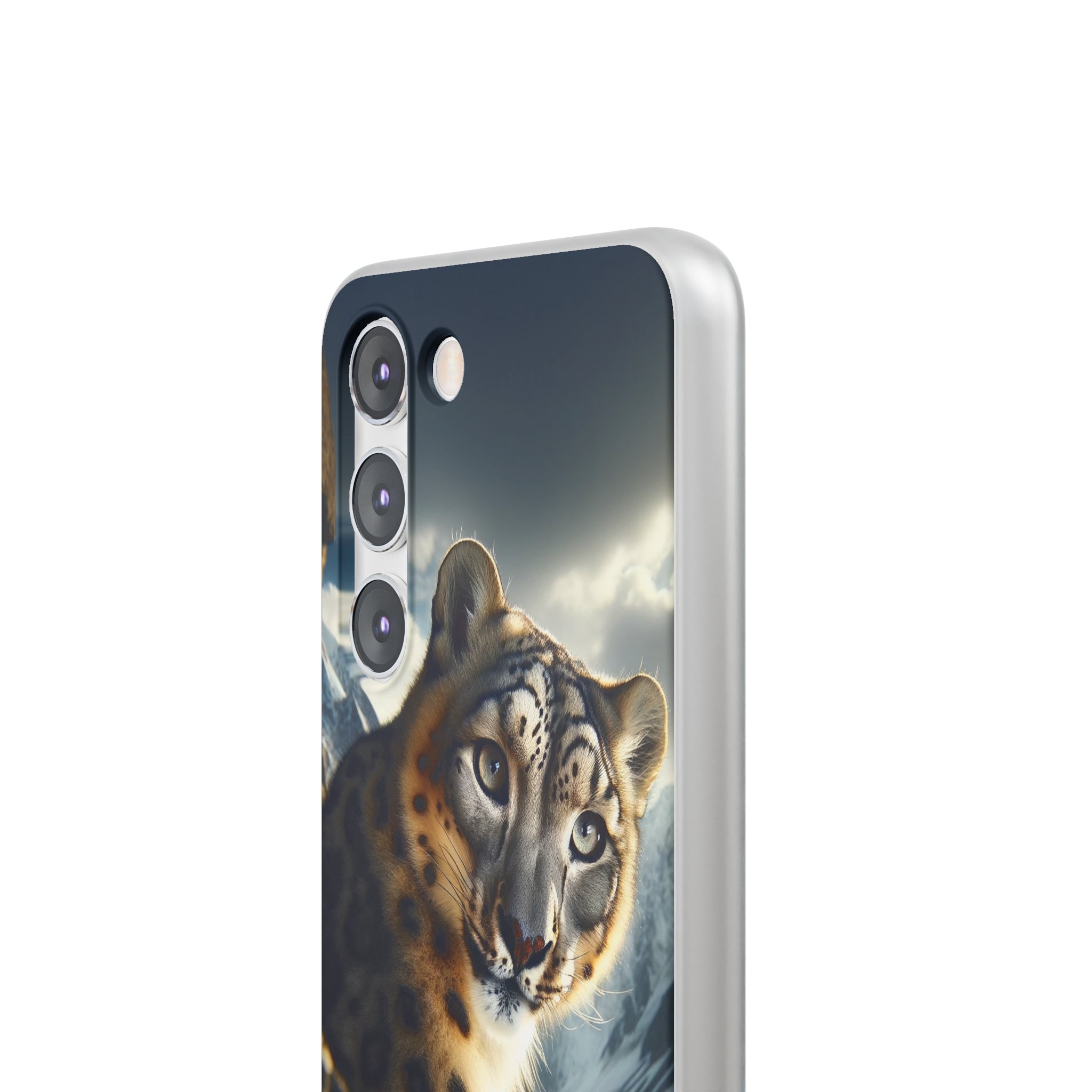 Curious Snow leopard - Flexi Case (Samsung only)