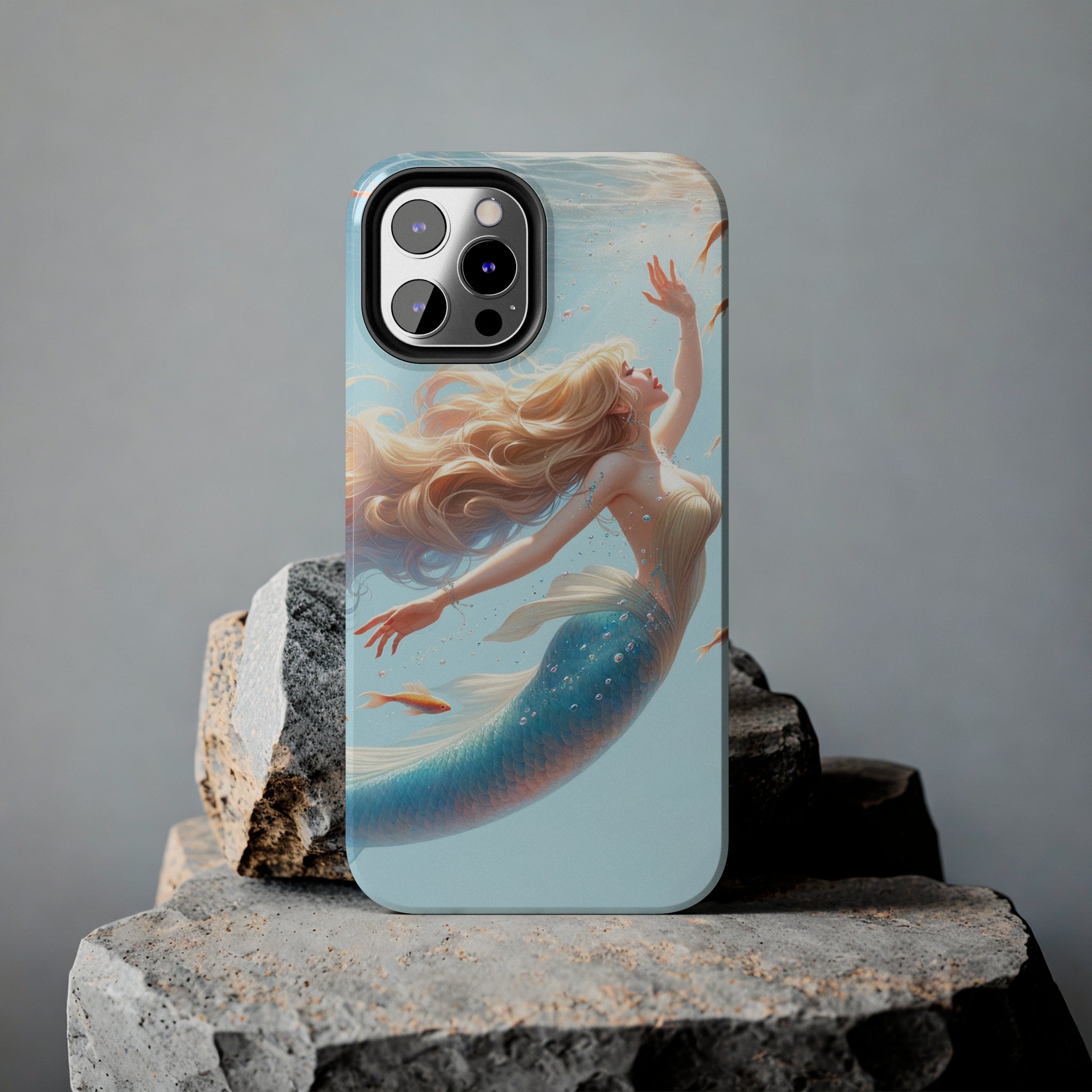 Blond mermaid - Tough Phone Case