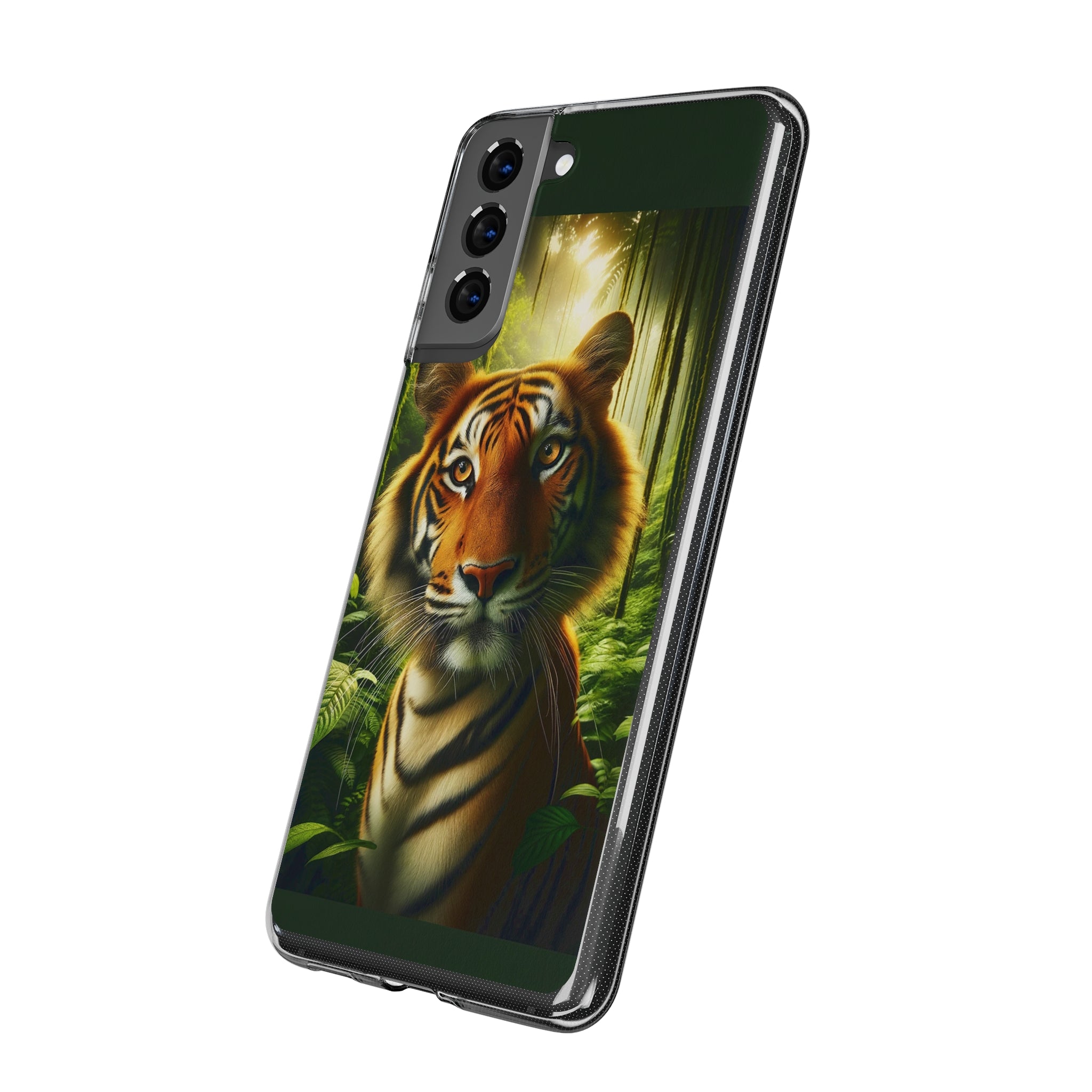 Curious Tiger - Soft Phone Cases