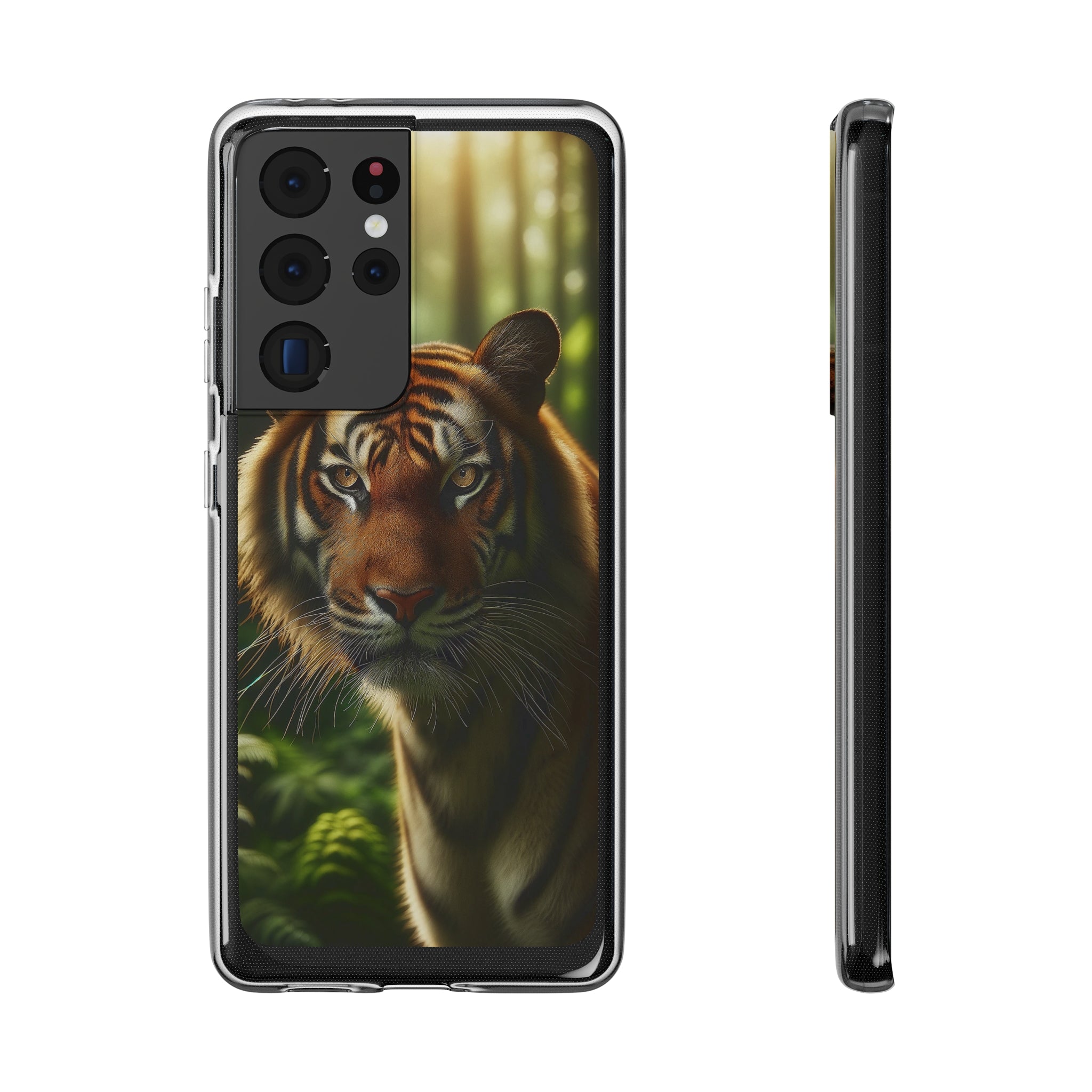 Curious Tiger - Soft Phone Case