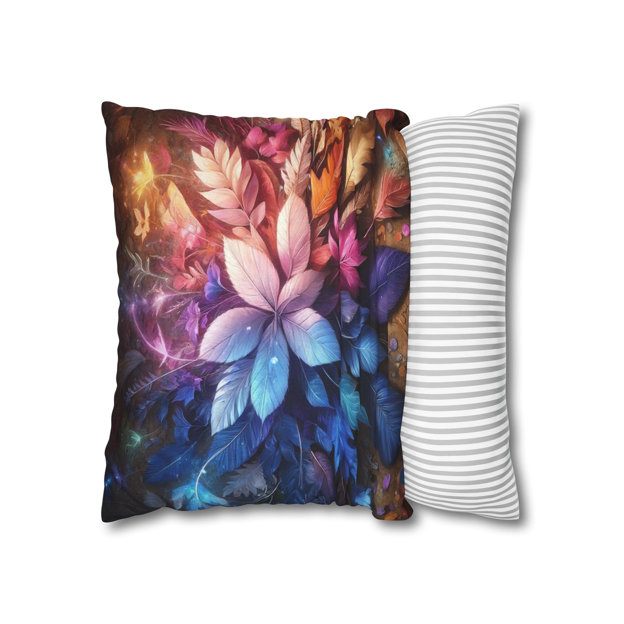 Magical Leaves 2 - Polyester Square Pillowcase