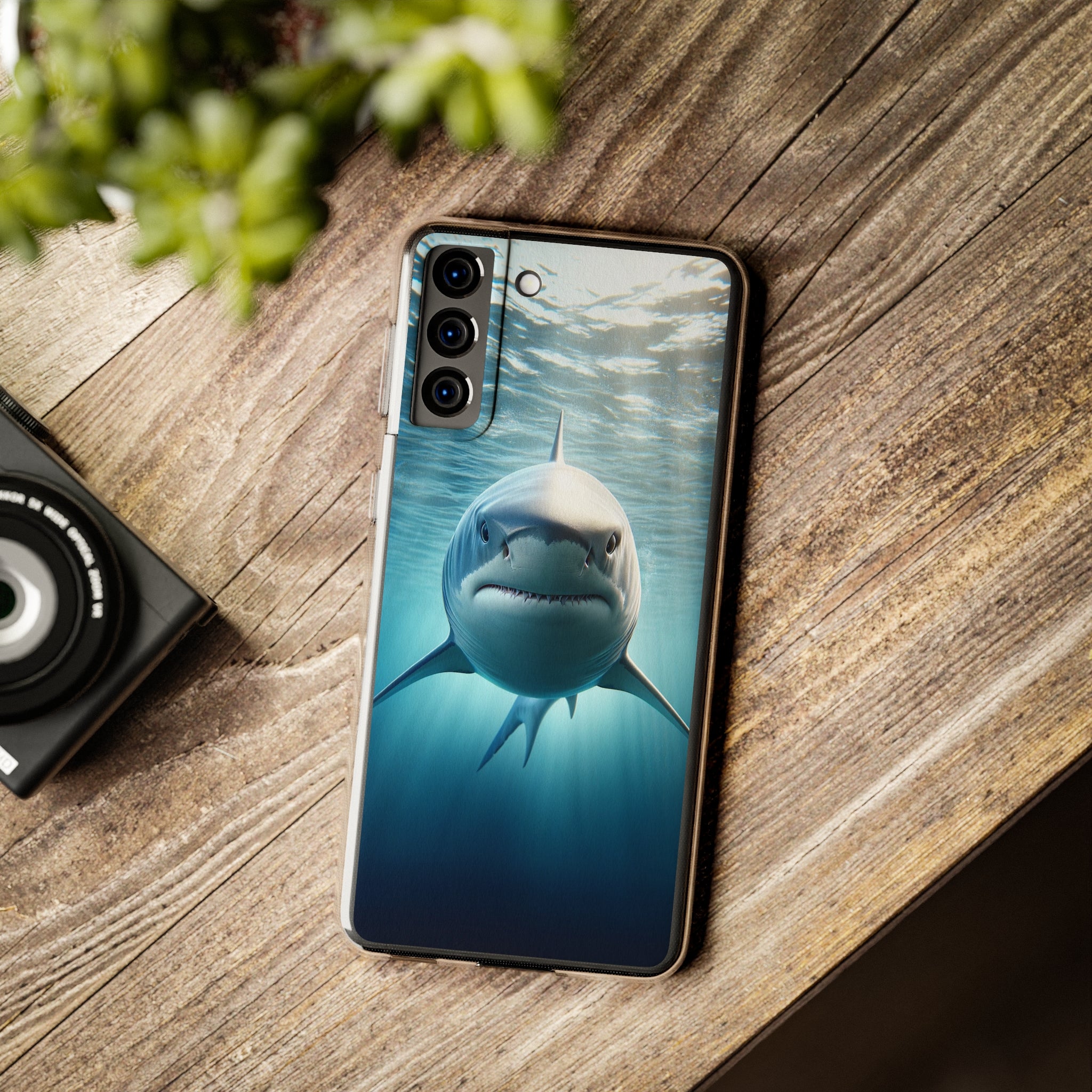 Curious Shark - Soft Phone Case