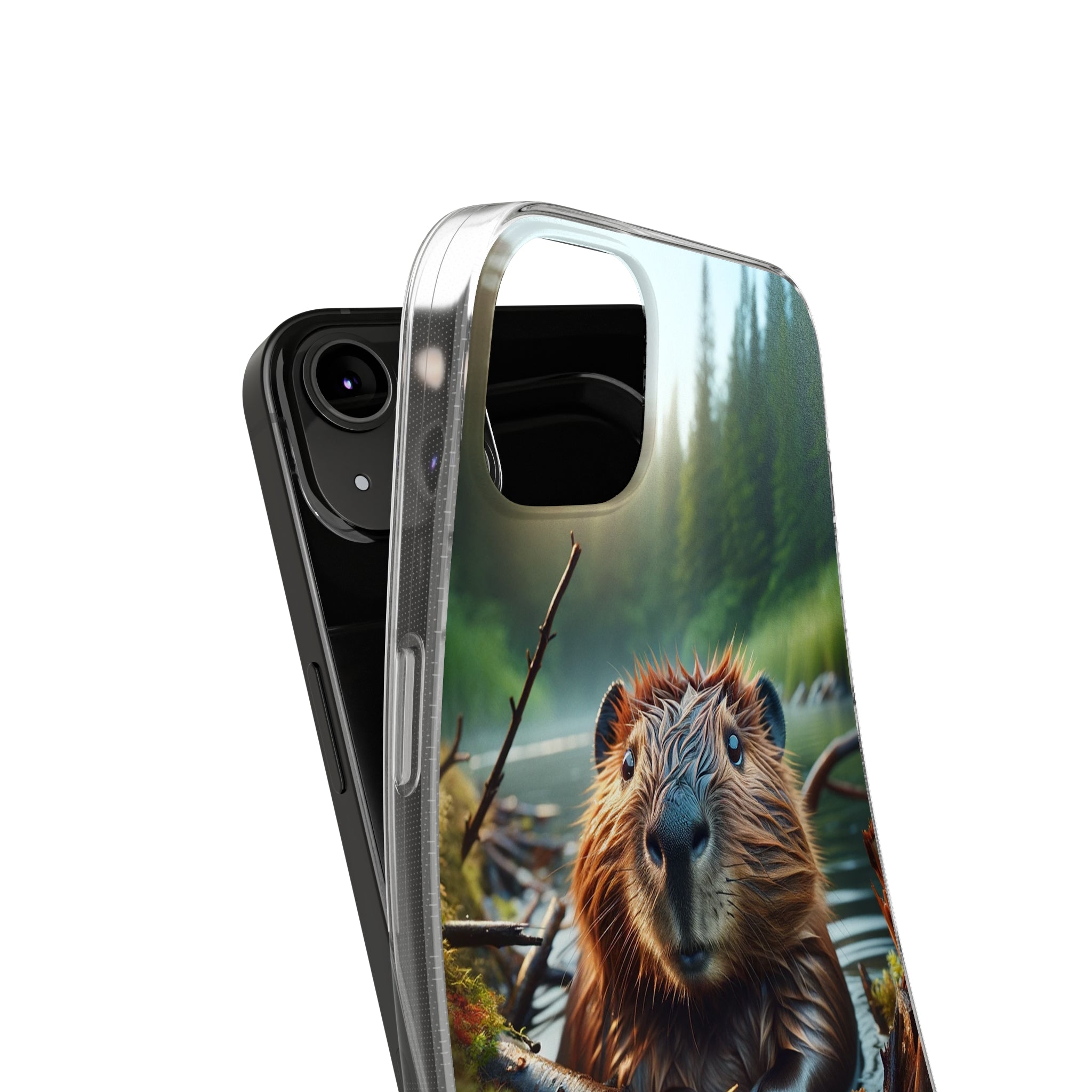 Curious Beaver - Soft Phone Case