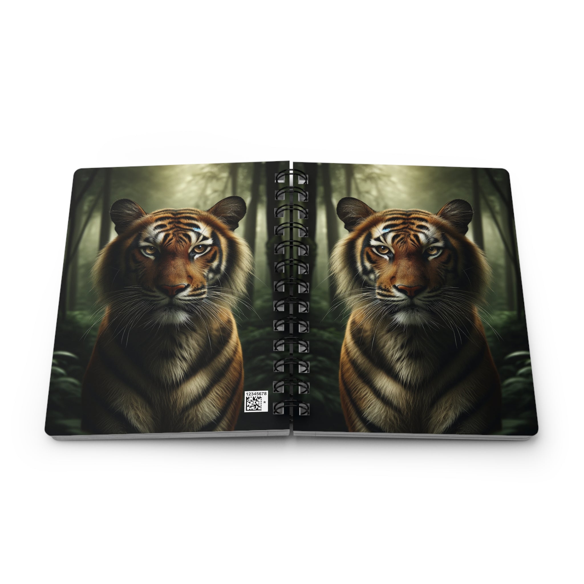 A curious Tiger - Spiral Notebook