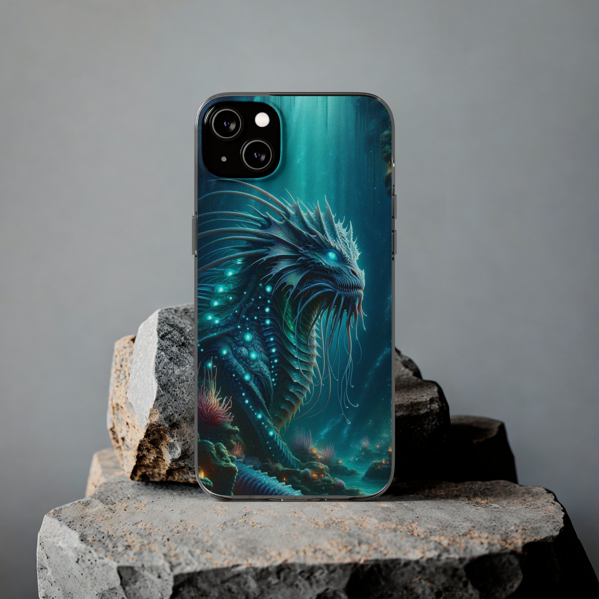 Sea monster - Soft Phone Case