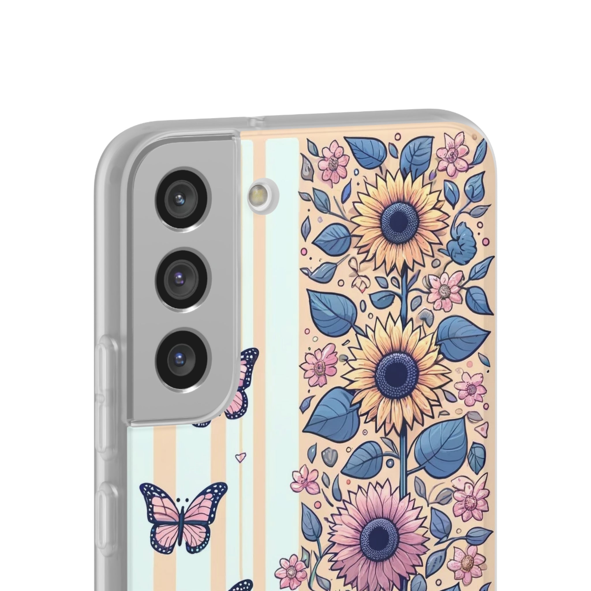 Sunflowers and butterflies - Flexi Case (Samsung only)