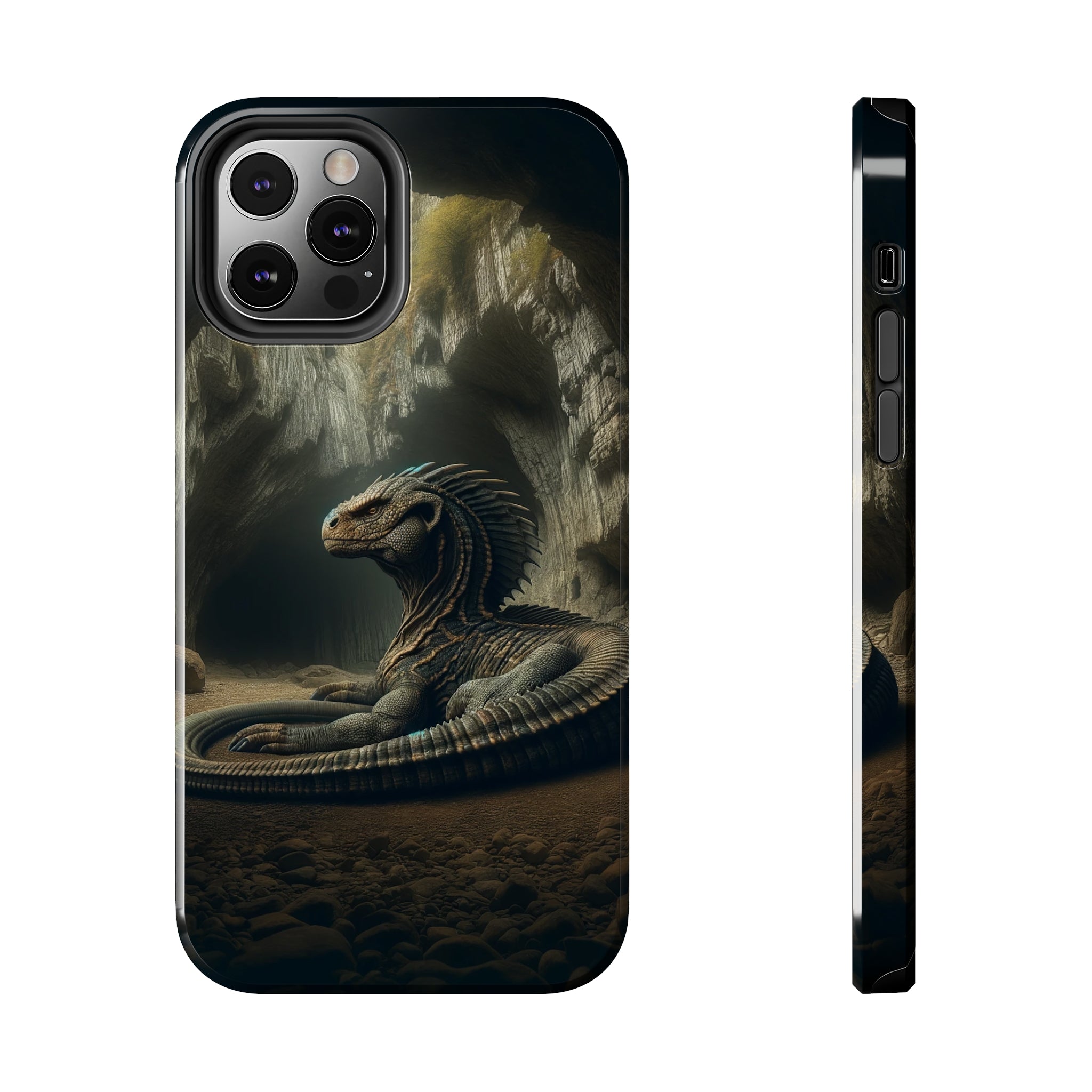 Basilisk in a cave - Tough Phone Case