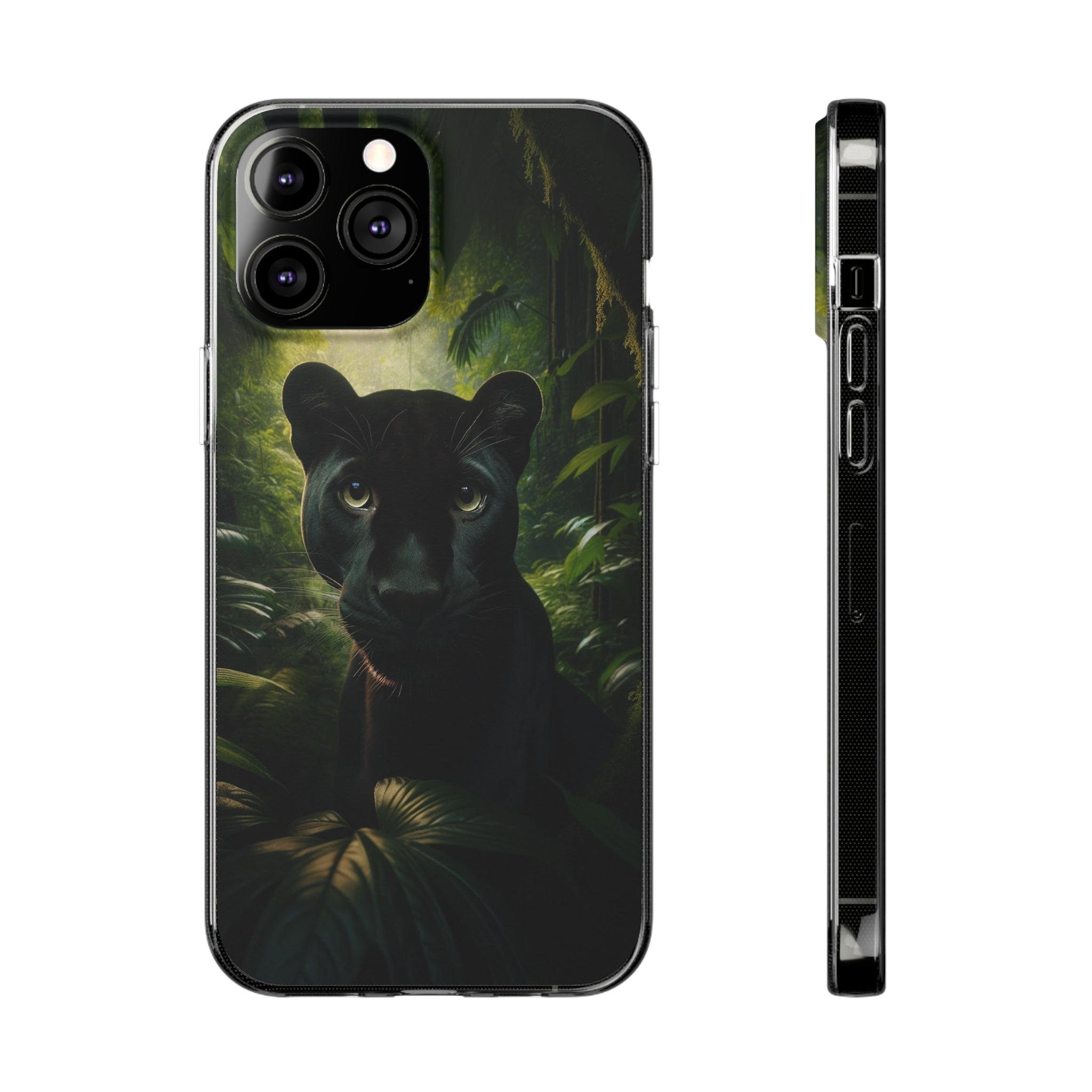 Curious Panther - Soft Phone Case