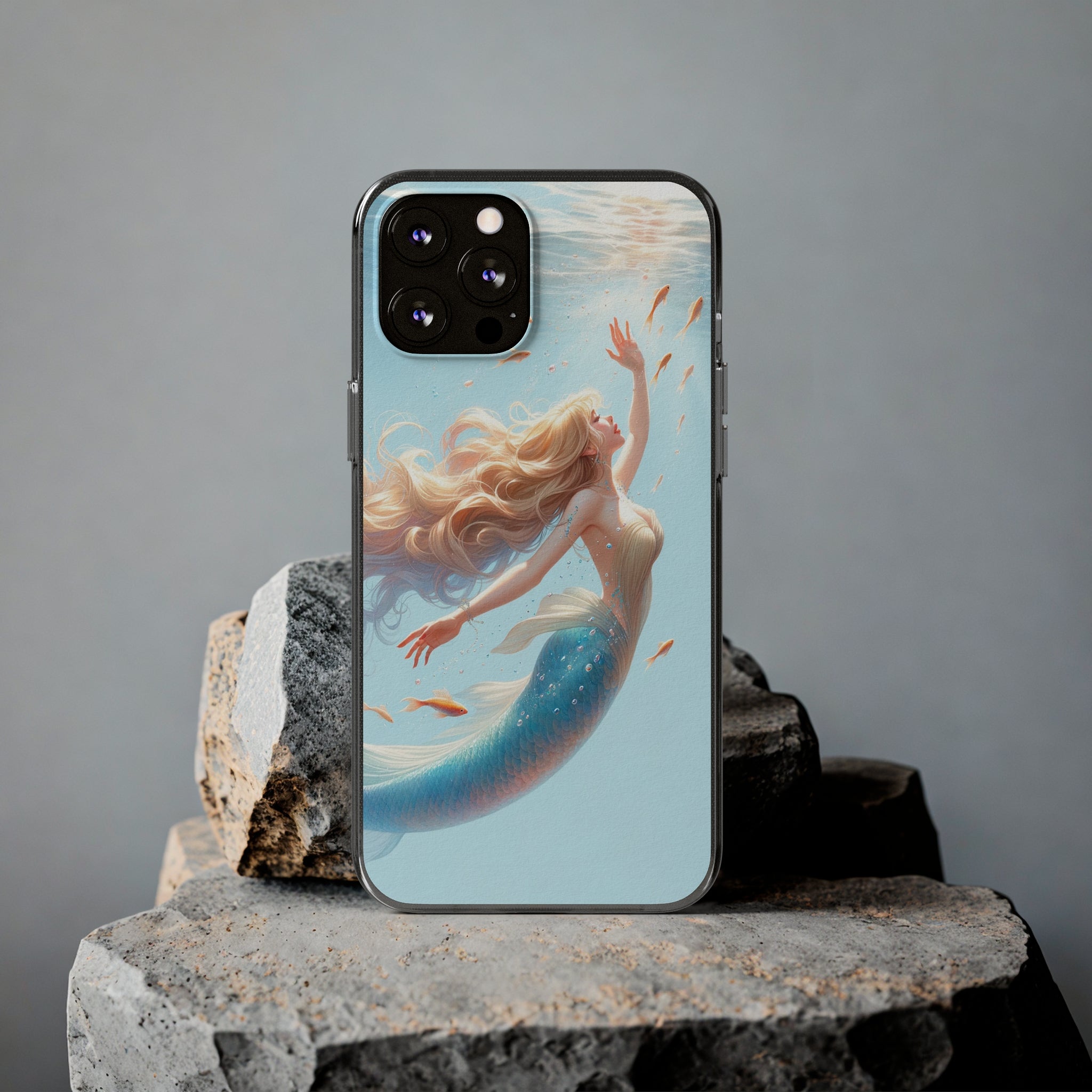 Blond Mermaid - Soft Phone Case