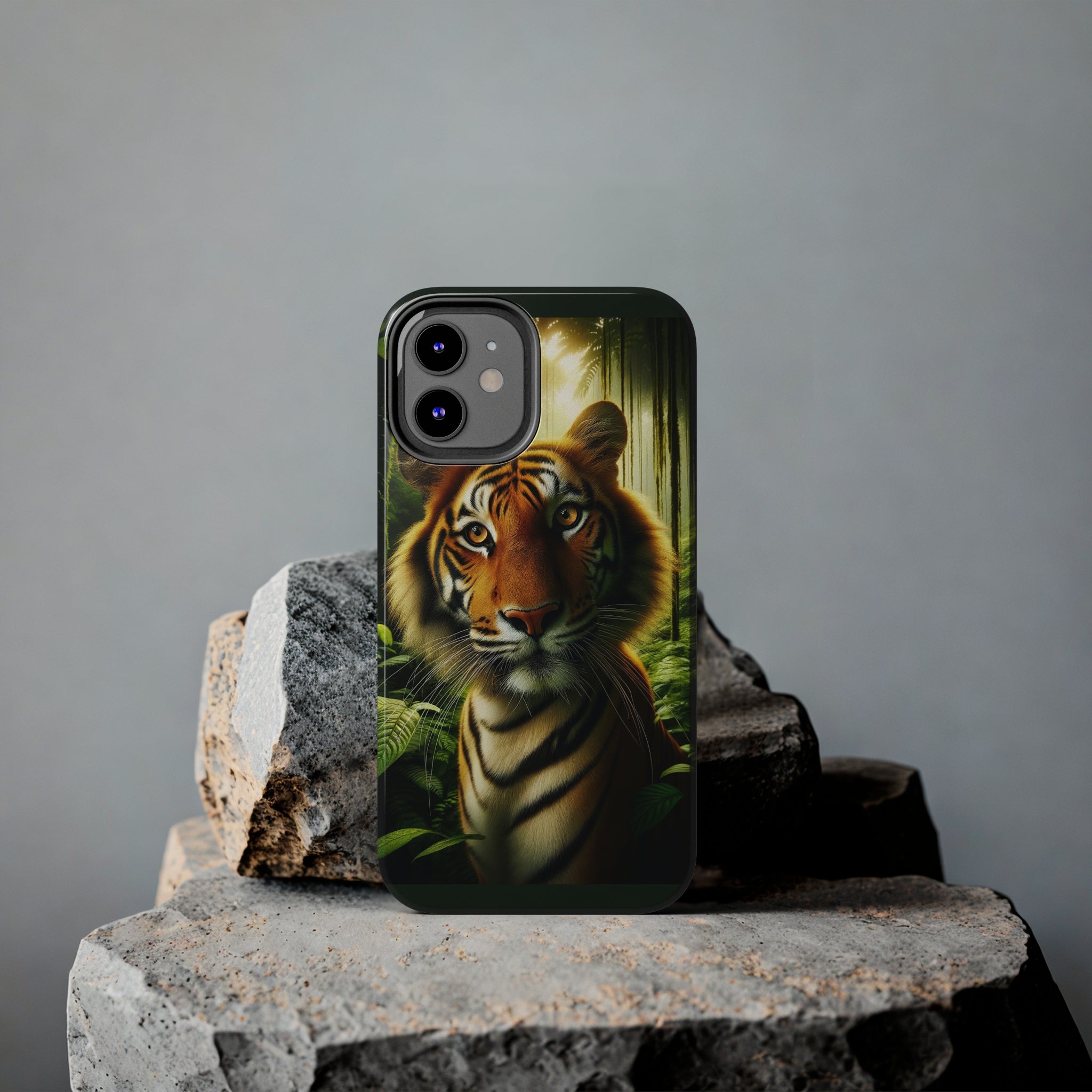 Curious Tiger - Tough Phone Case