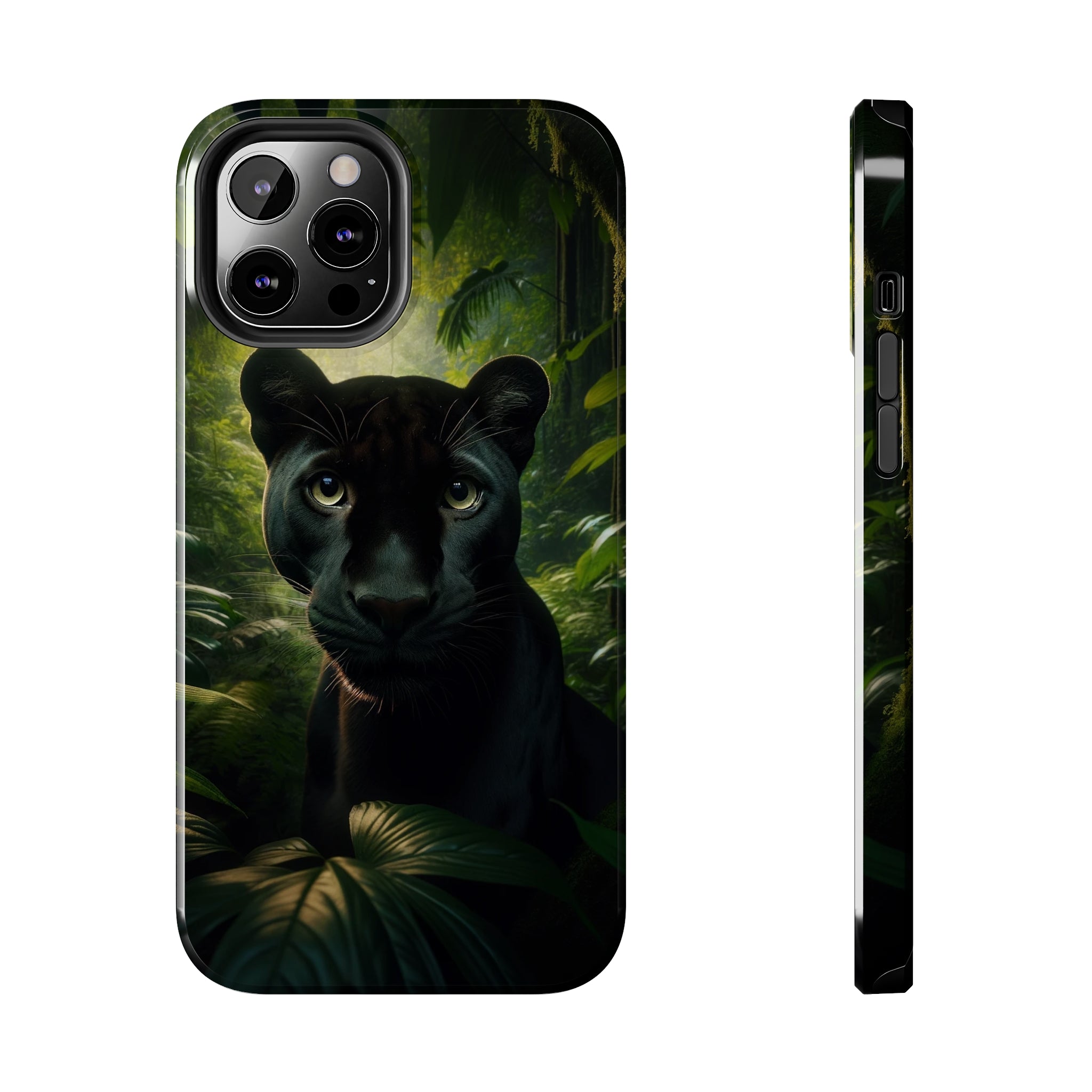 Curious black panther - Tough Phone Case