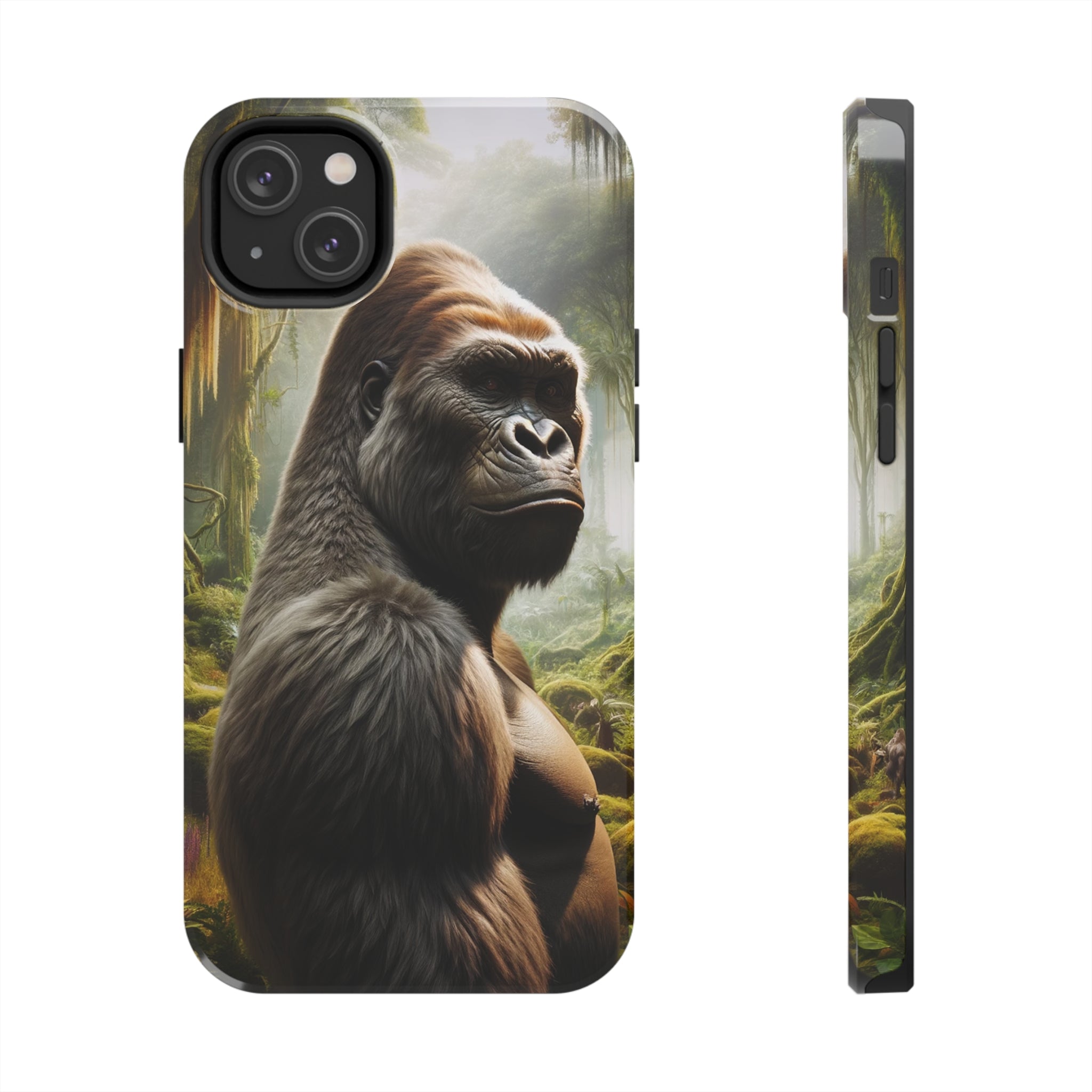 Curious gorilla - Tough Phone Case