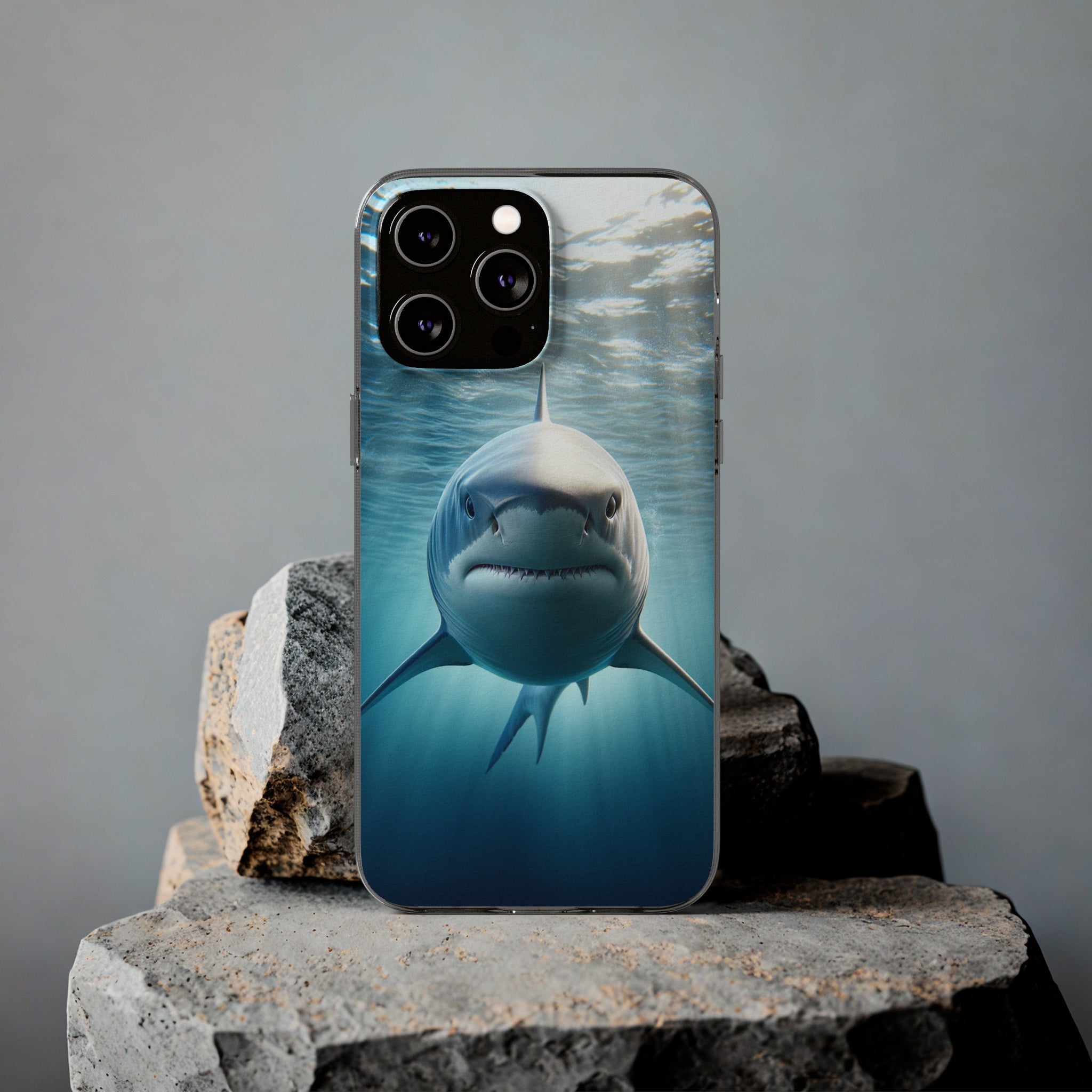 Curious Shark - Soft Phone Case