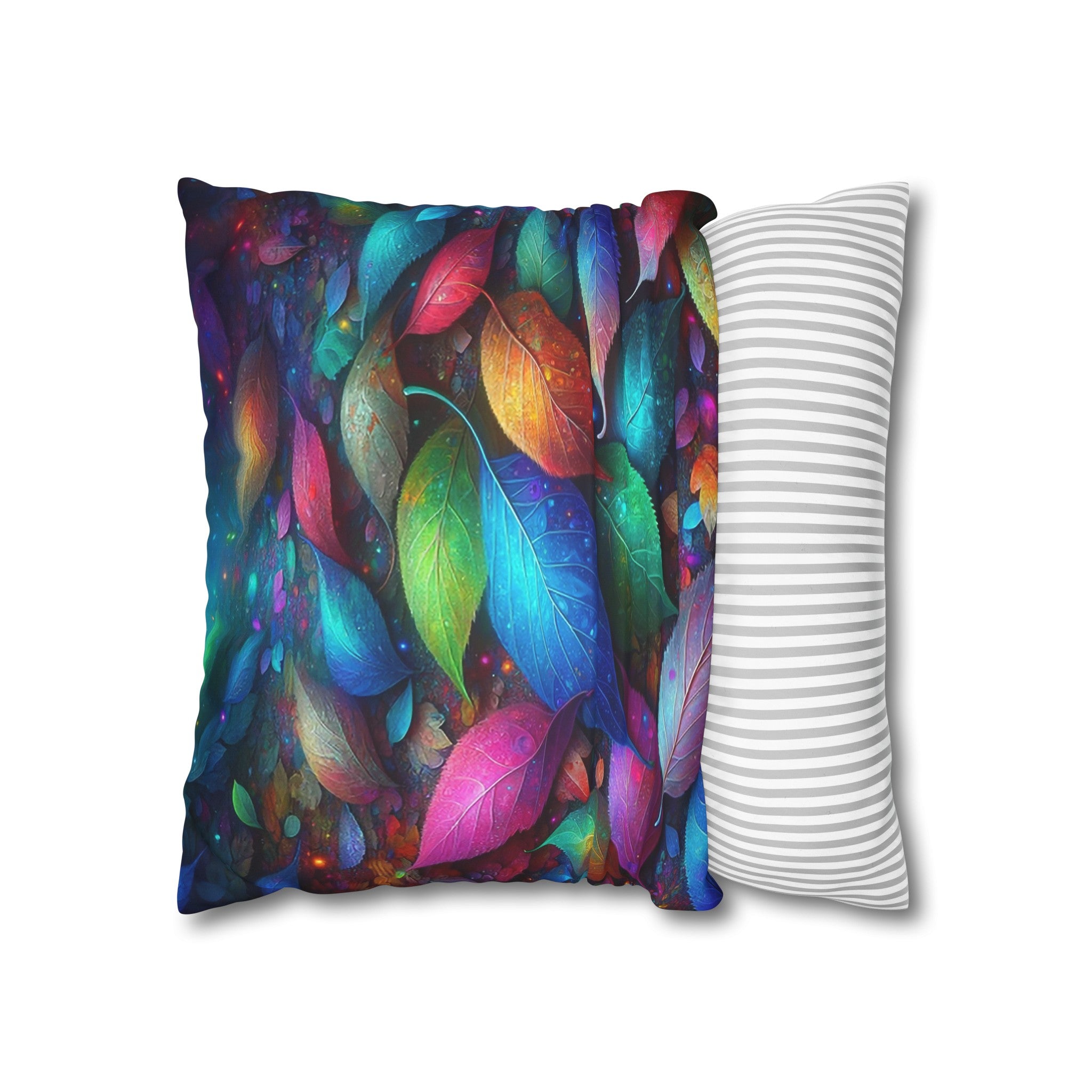 Magical leaves (3) - Suede Square Pillowcase