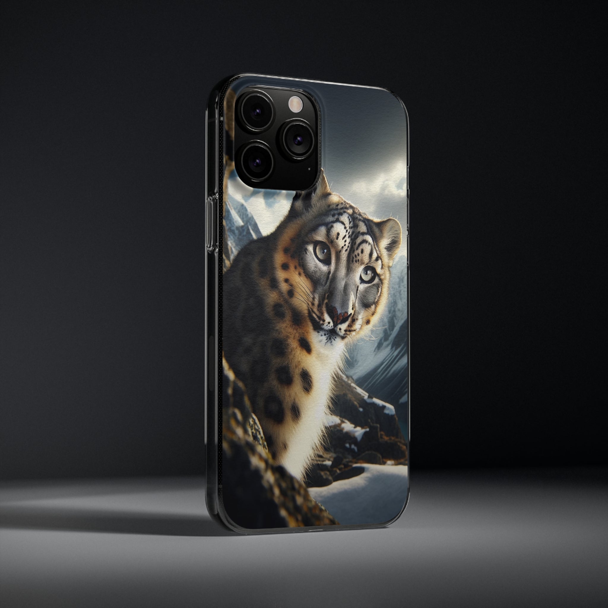 Snow Leopard - Soft Phone Case