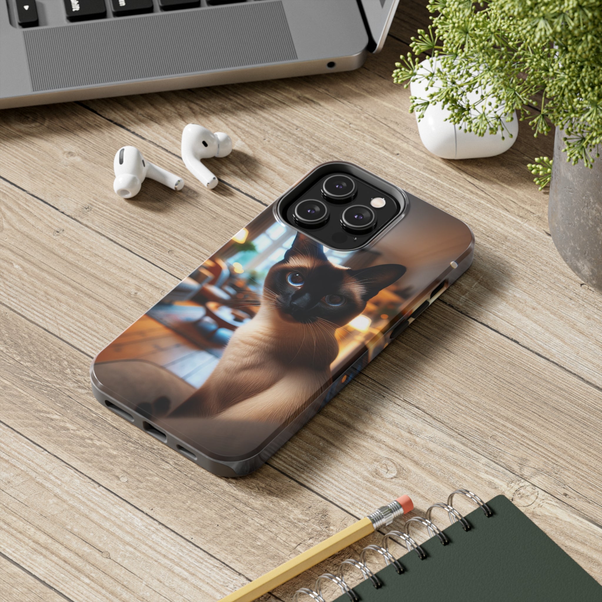 Curious cat - Tough Phone Case