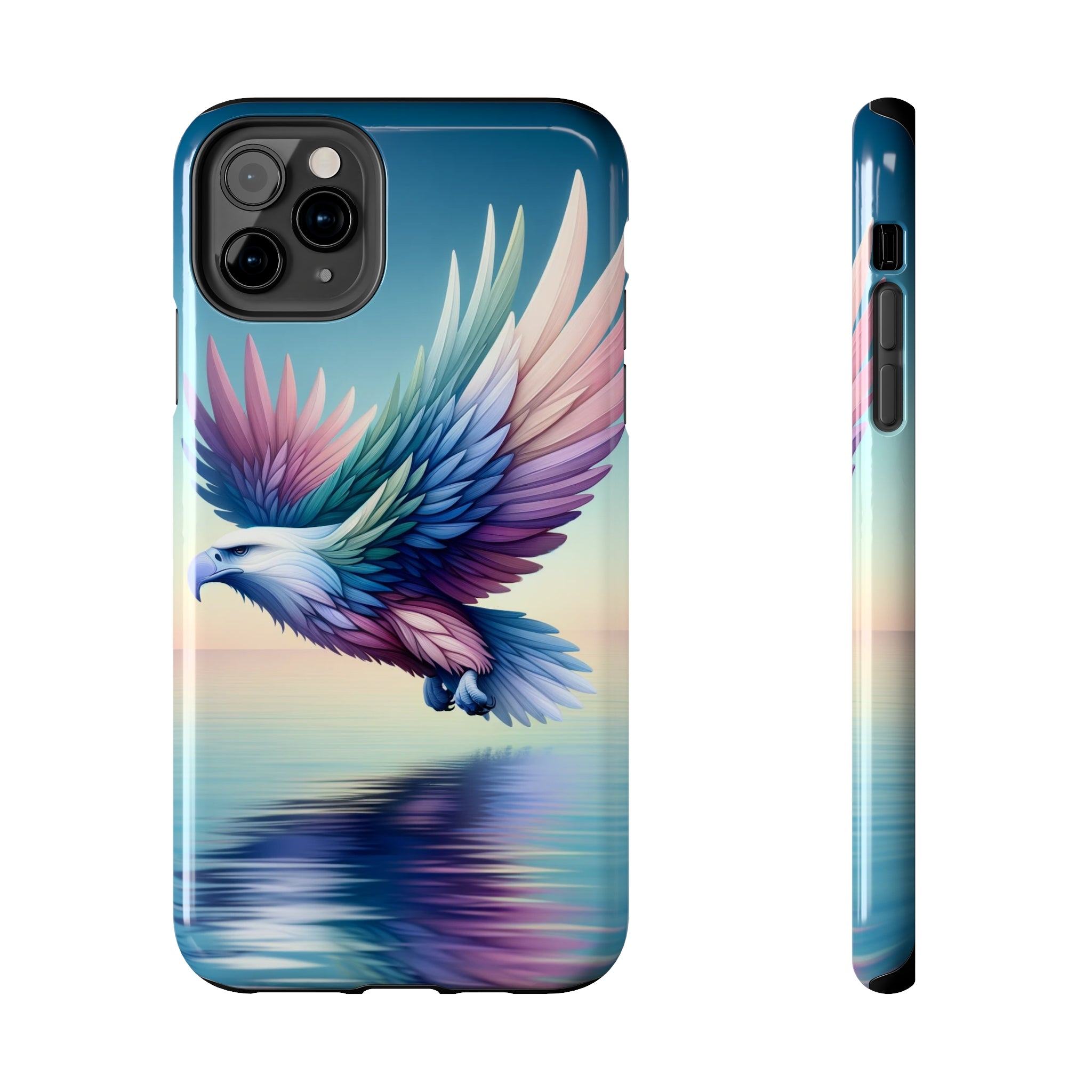 Eagle with colourful feathers - Tough Phone Case