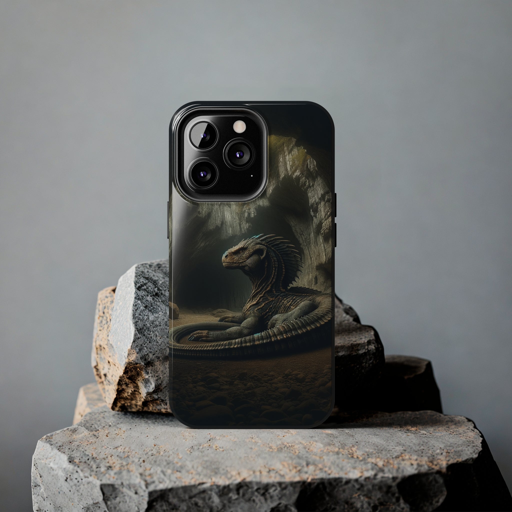 Basilisk in a cave - Tough Phone Case