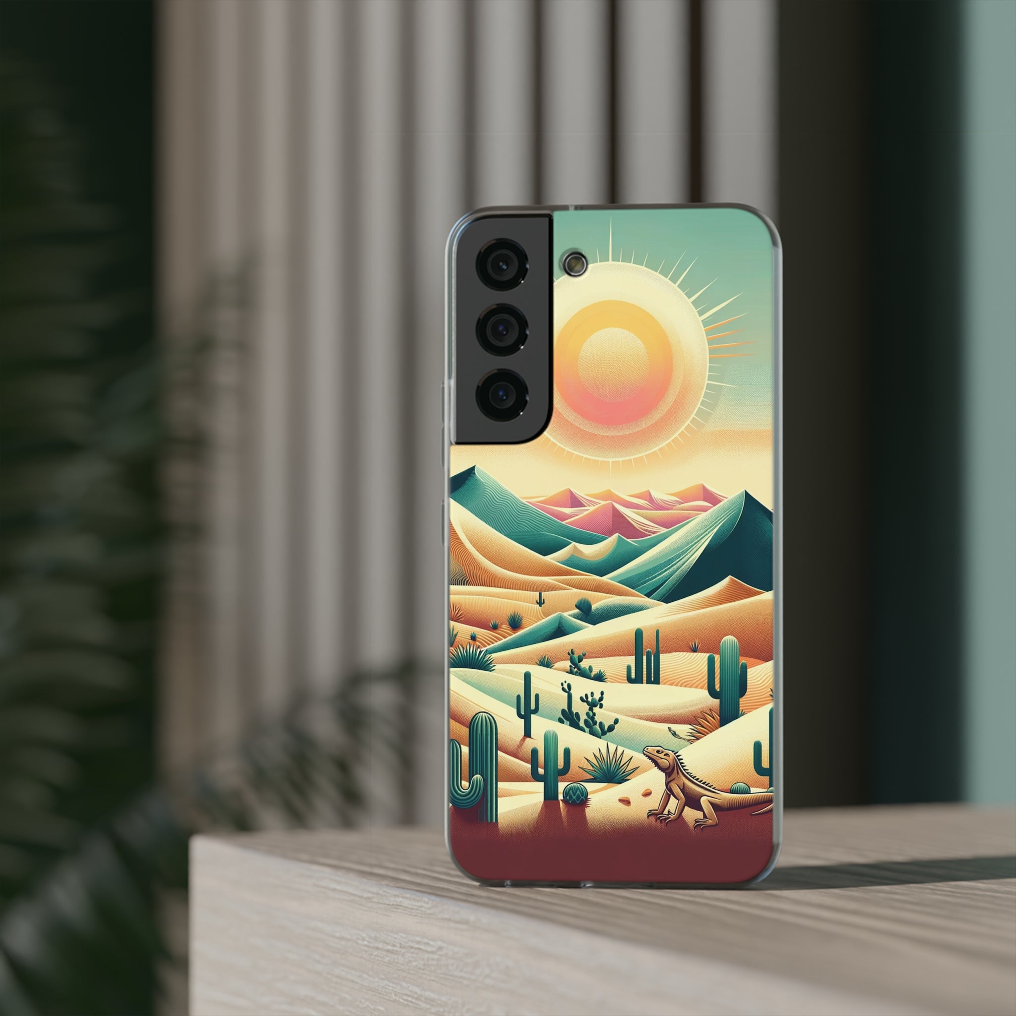 Iguana in the desert - Flexi Case (Samsung only)